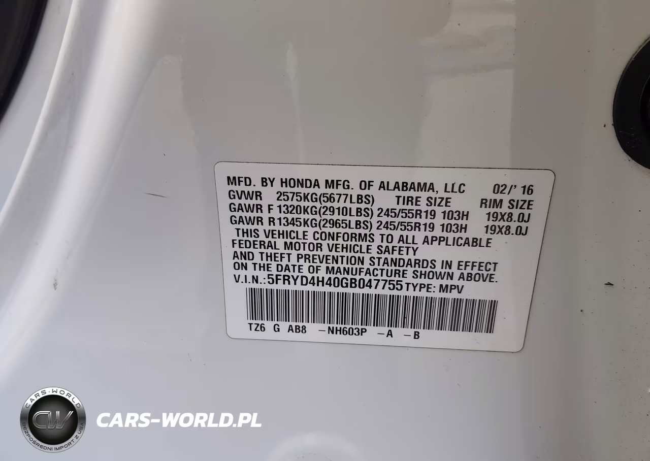 2016 Acura Mdx Technology Acurawatch Plus Packages-Technology Package VIN:5FRYD4H40GB047755 - 9