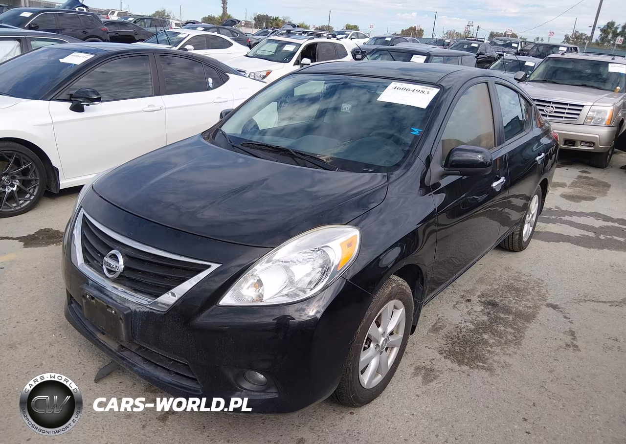 2012 Nissan Versa 1.6 Sl VIN:3N1CN7AP5CL856407 - 2