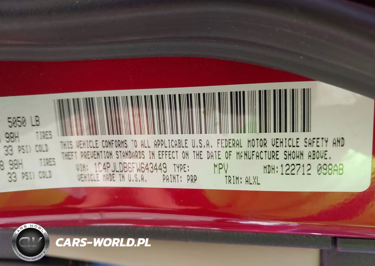 2015 Jeep Cherokee Limited VIN:1C4PJLDB6FW643449 - 9
