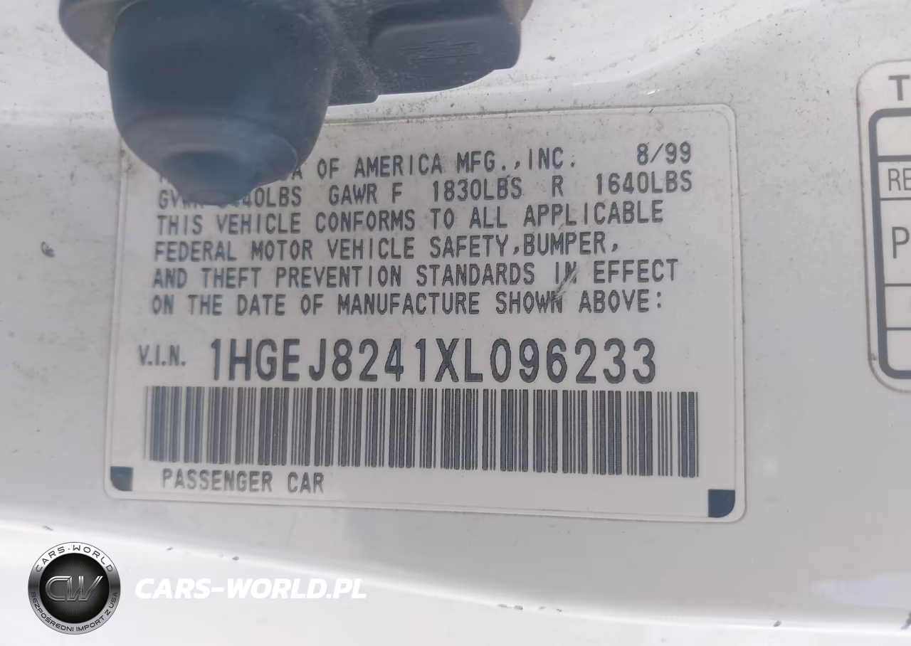 1999 Honda Civic Ex VIN:1HGEJ8241XL096233 - 9