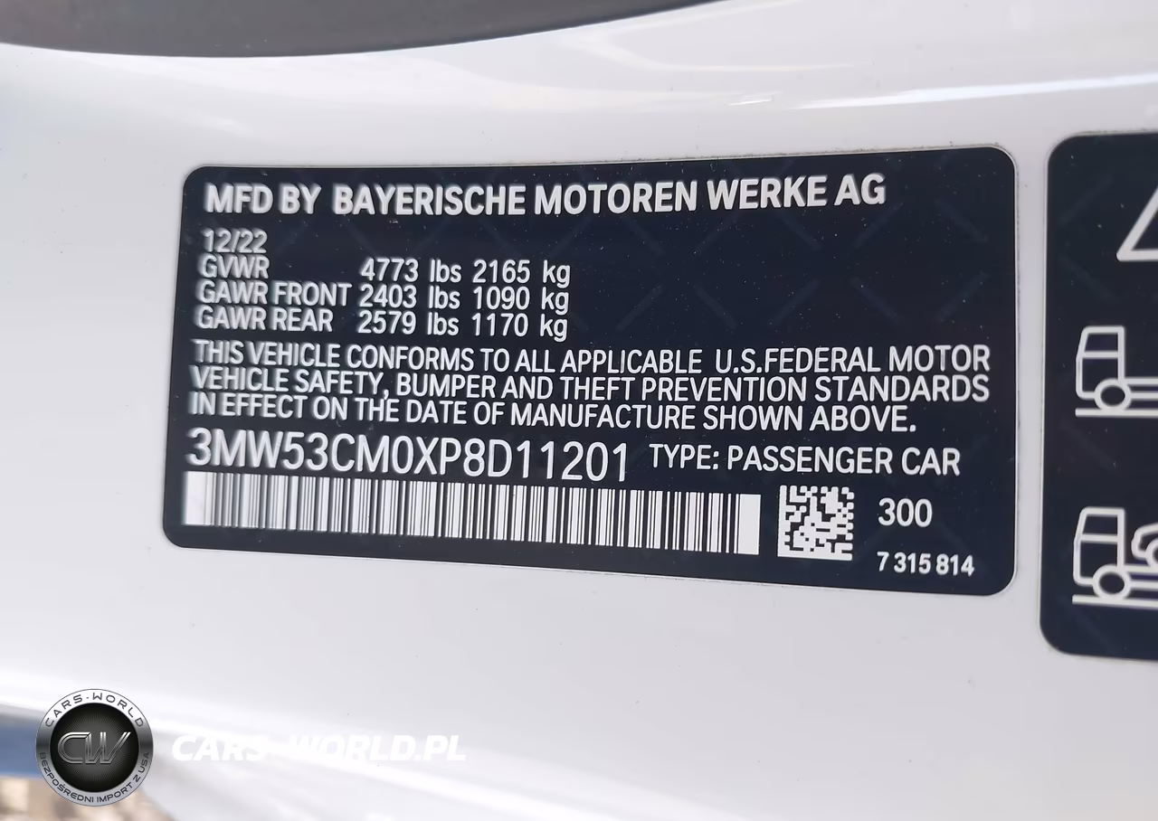2023 BMW M240 I xDrive VIN:3MW53CM0XP8D11201 - 9