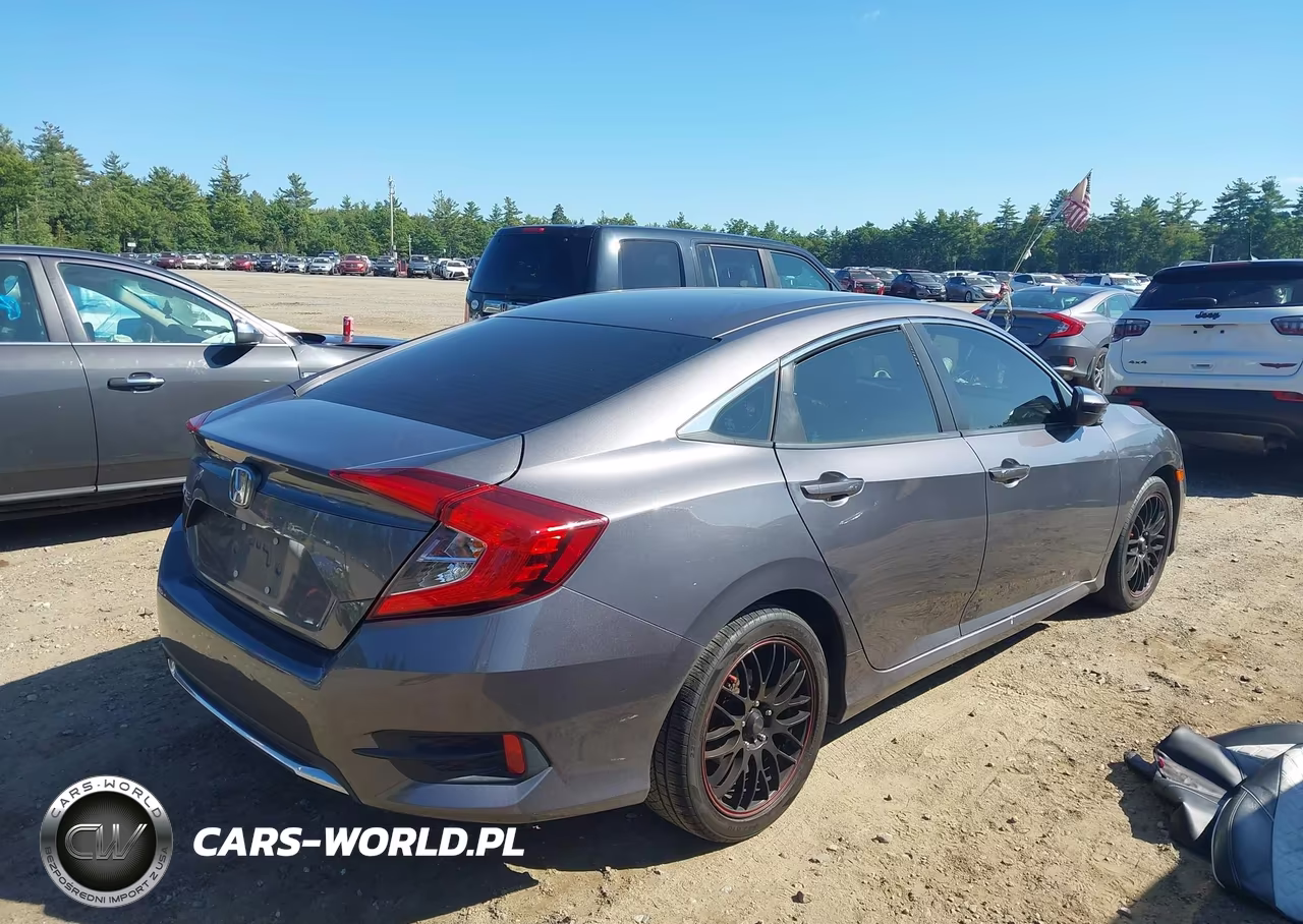 2019 Honda Civic Lx VIN:2HGFC2F60KH577197 - 4
