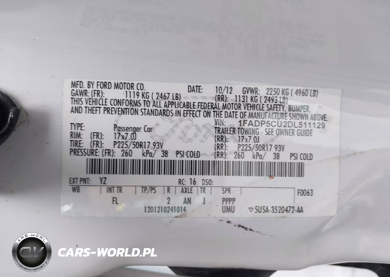 2013 Ford C-Max Energi Sel VIN:1FADP5CU2DL511129 - 9