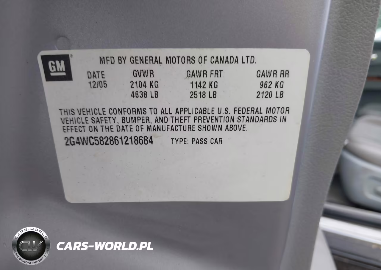 2006 Buick Lacrosse Cx VIN:2G4WC582861218684 - 9