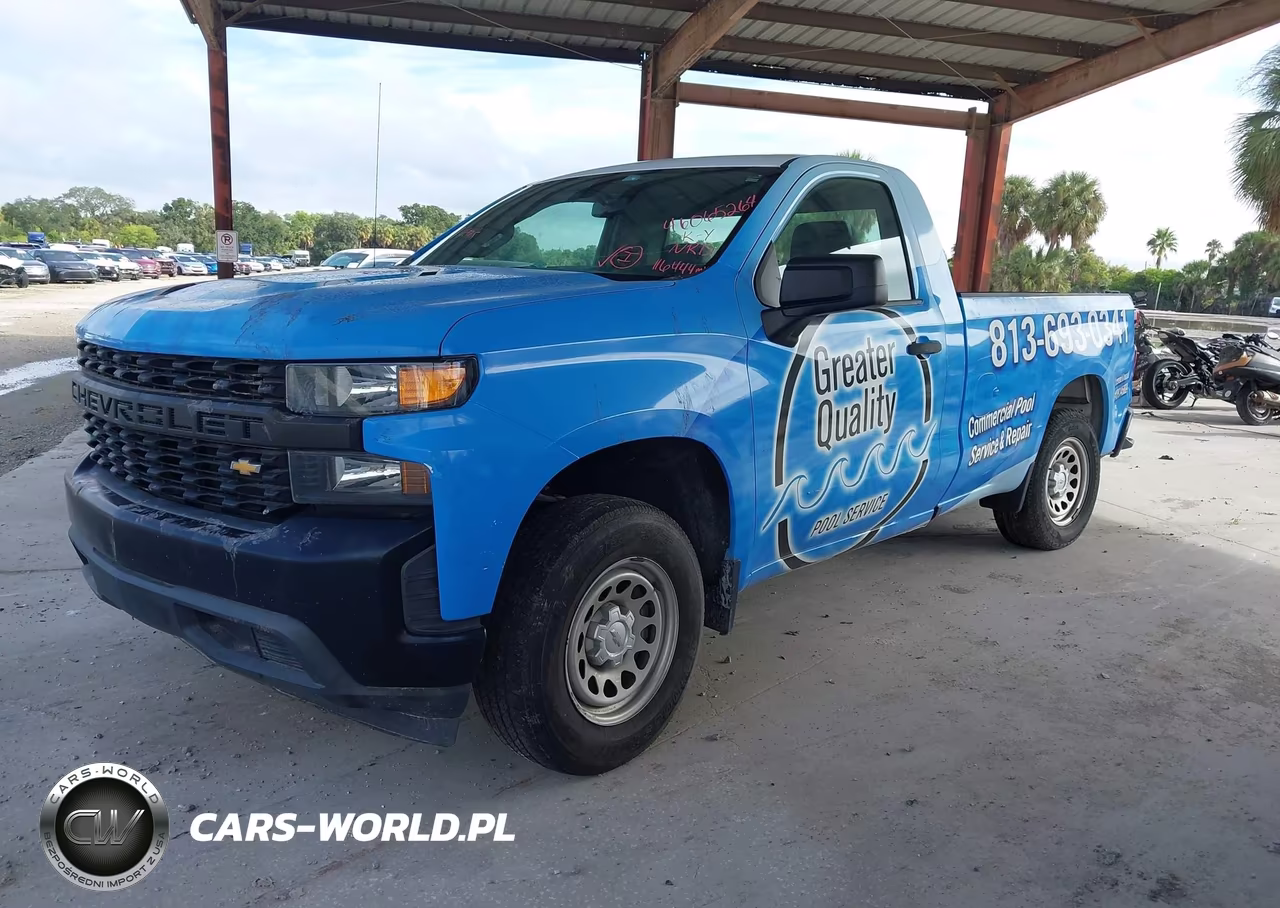 2020 Chevrolet Silverado 1500 2Wd Long Bed Wt VIN:3GCNWAEFXLG137485 - 2