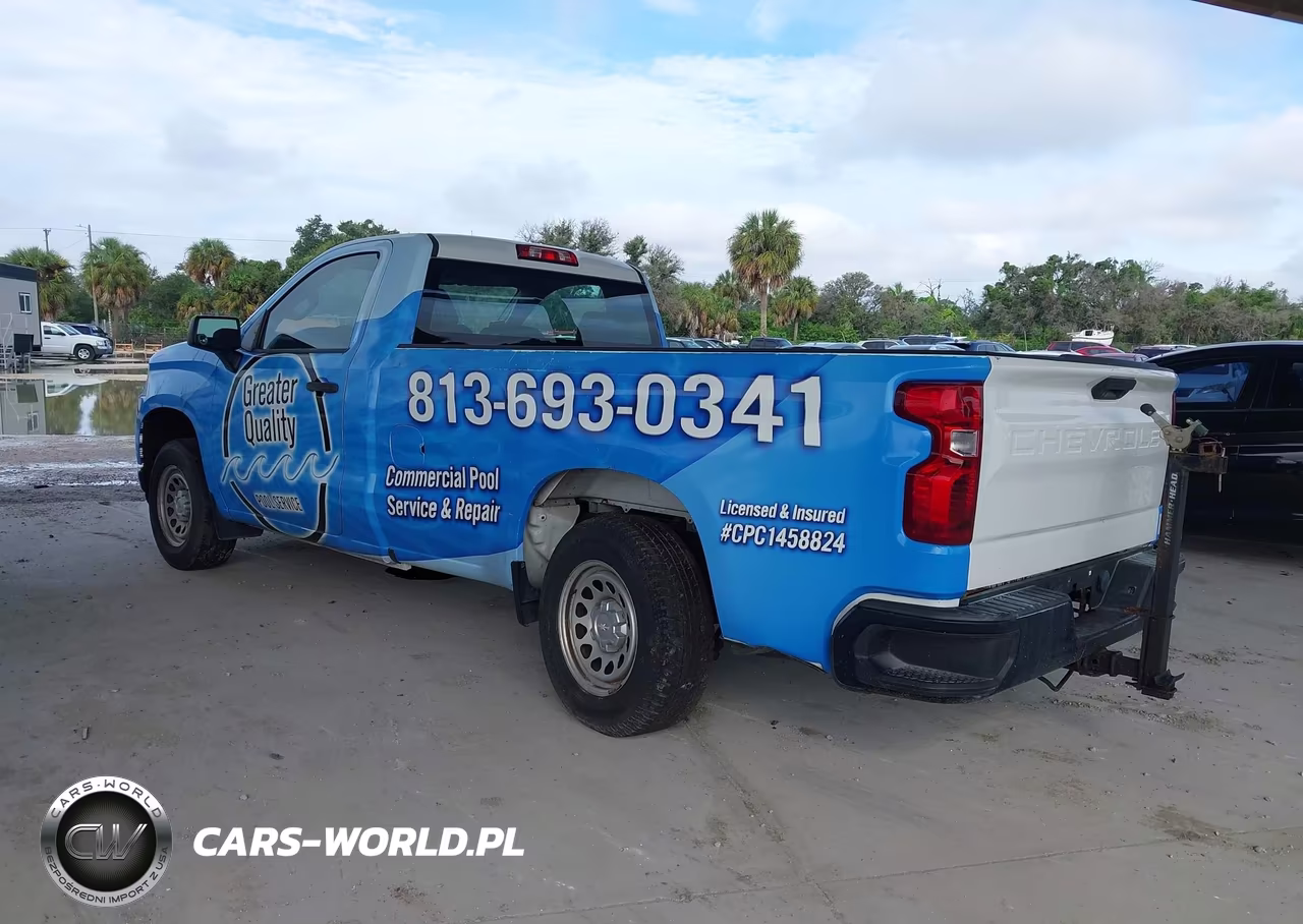 2020 Chevrolet Silverado 1500 2Wd Long Bed Wt VIN:3GCNWAEFXLG137485 - 3