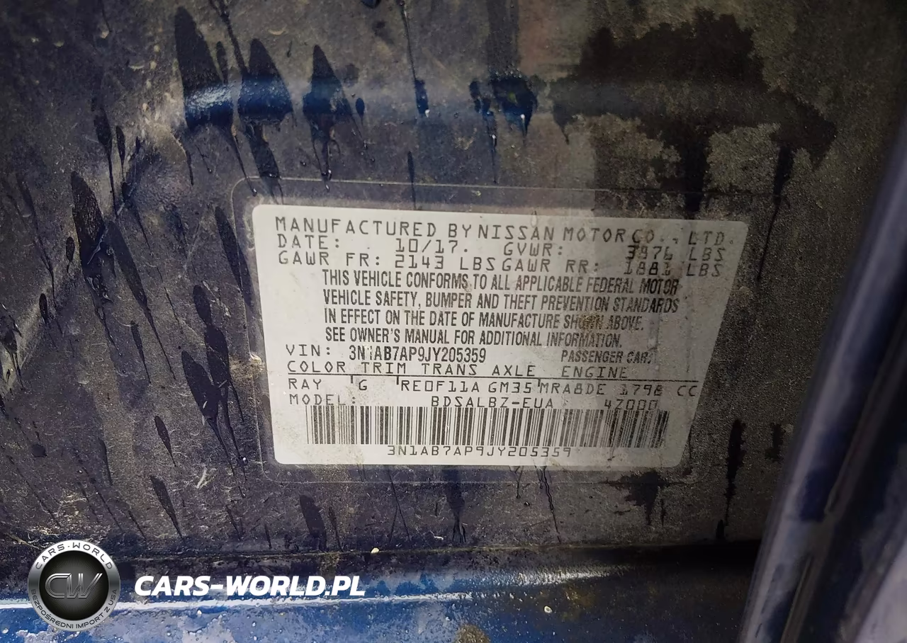 2018 Nissan Sentra S VIN:3N1AB7AP9JY205359 - 9