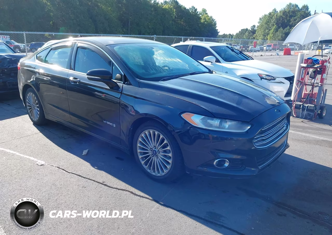 2014 Ford Fusion Hybrid Titanium VIN:3FA6P0RU9ER126169 - 1