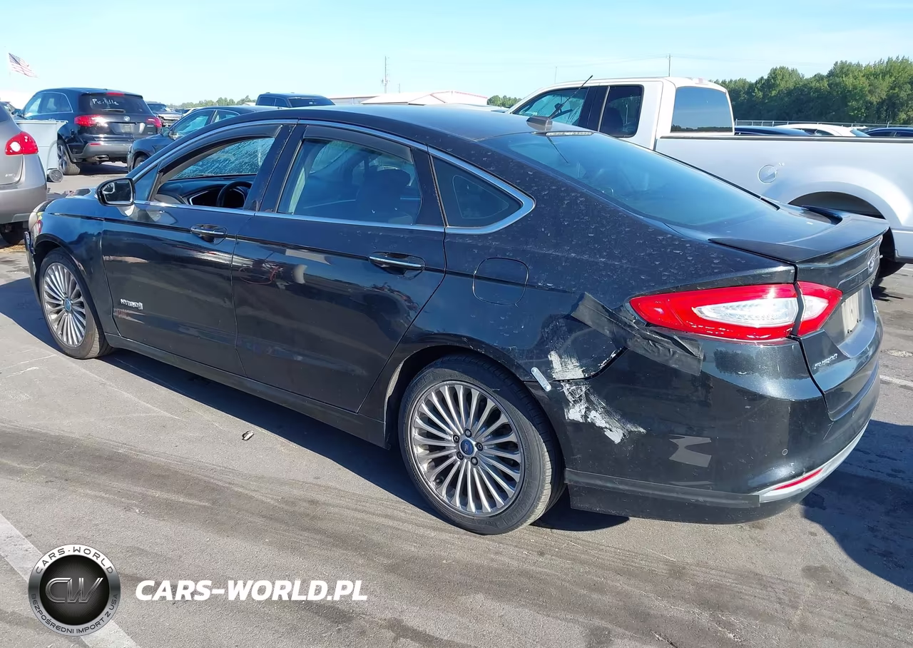 2014 Ford Fusion Hybrid Titanium VIN:3FA6P0RU9ER126169 - 3