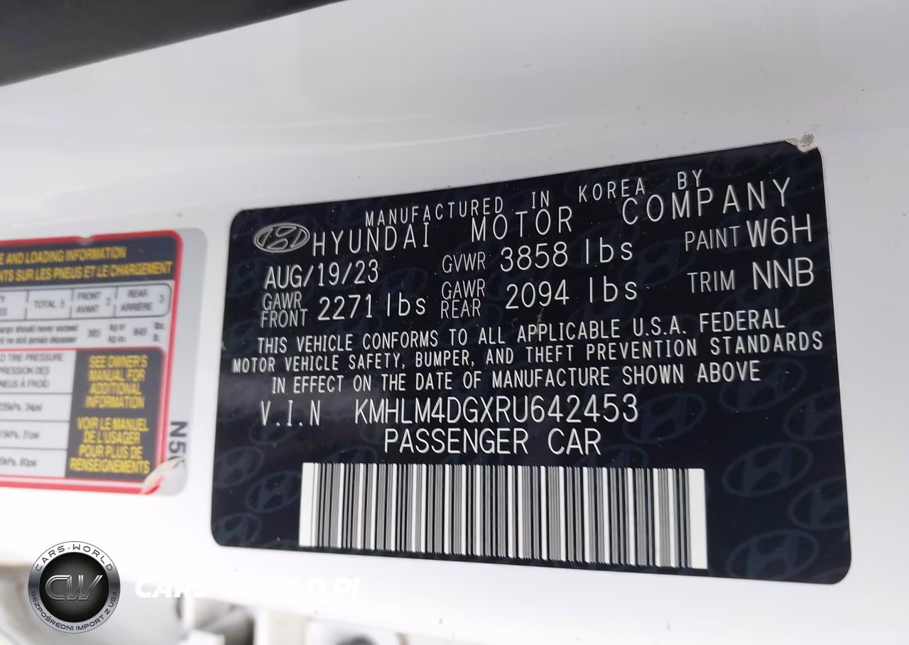2024 Hyundai Elantra Sel VIN:KMHLM4DGXRU642453 - 9