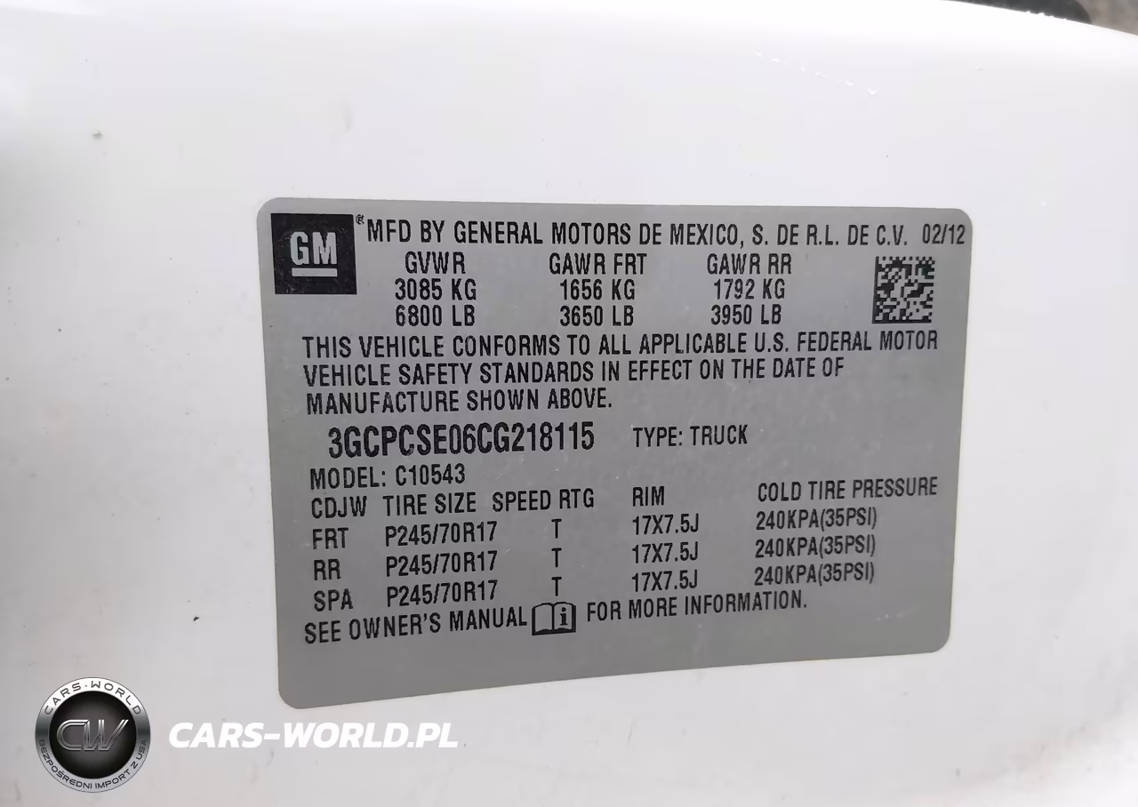 2012 Chevrolet Silverado 1500 Lt VIN:3GCPCSE06CG218115 - 9
