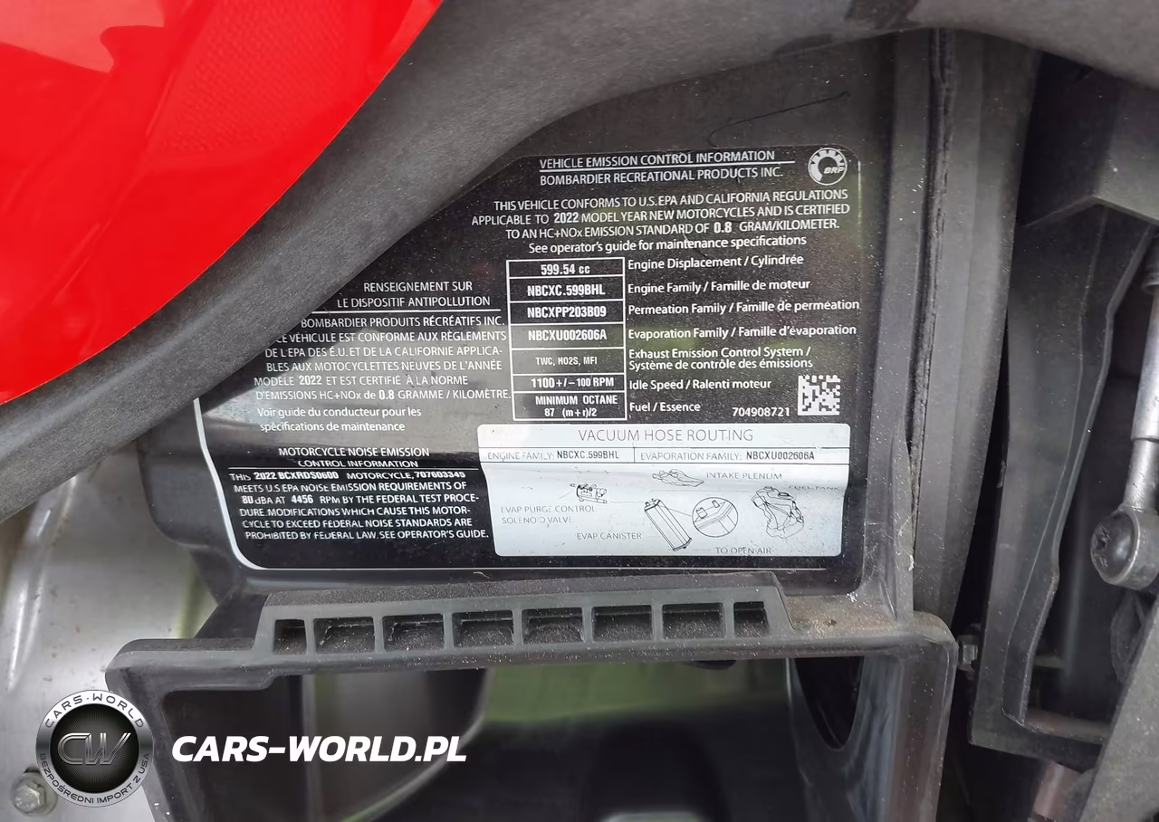 2022 Can-Am Ryker VIN:3JB2FEF25NJ004518 - 10
