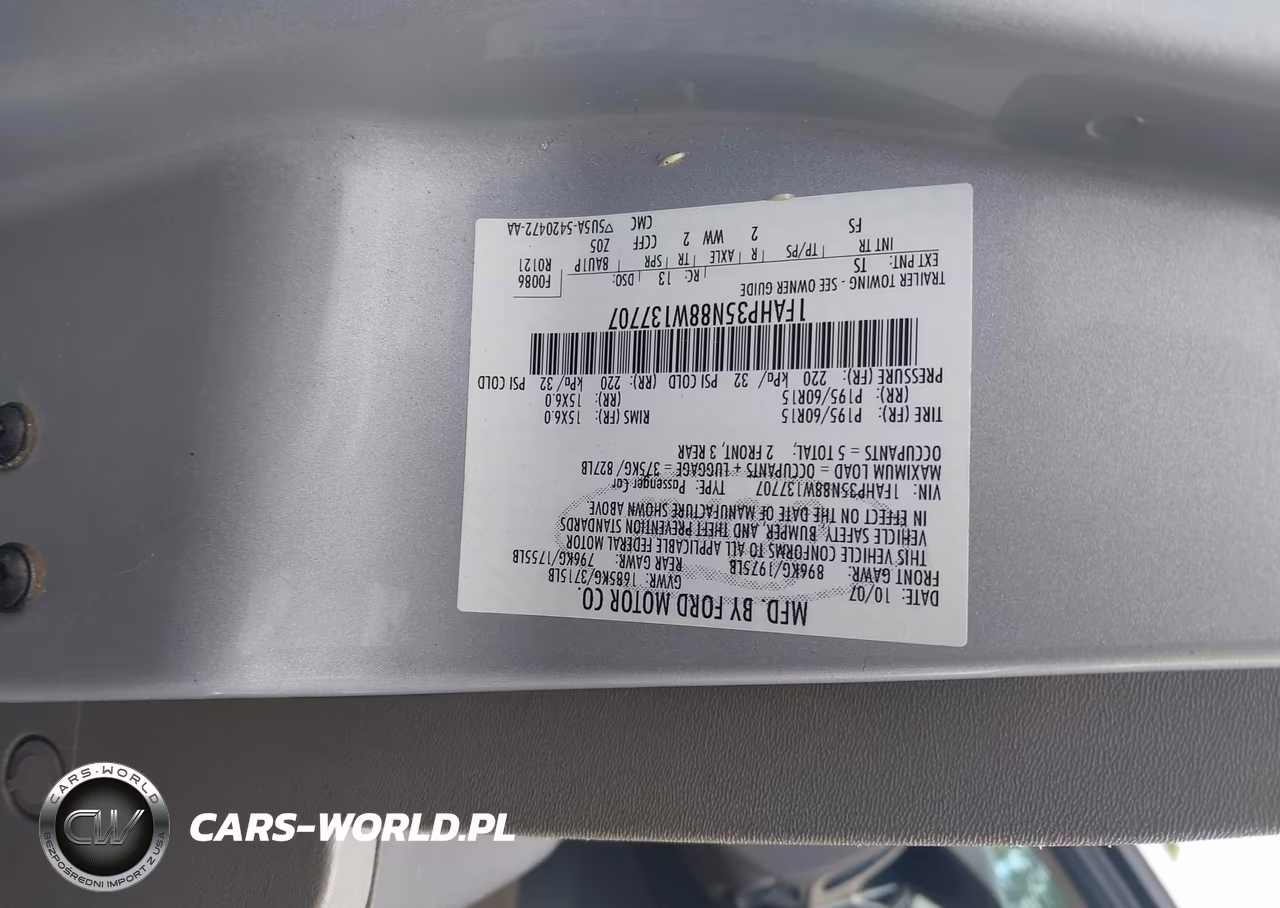2008 Ford Focus Se-Ses VIN:1FAHP35N88W137707 - 9