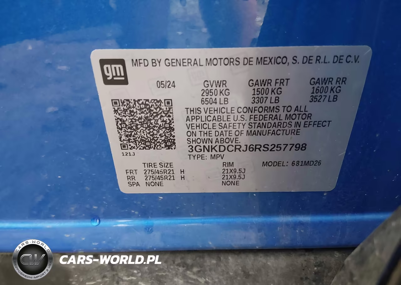 2024 Chevrolet Blazer Ev Eawd Rs VIN:3GNKDCRJ6RS257798 - 9