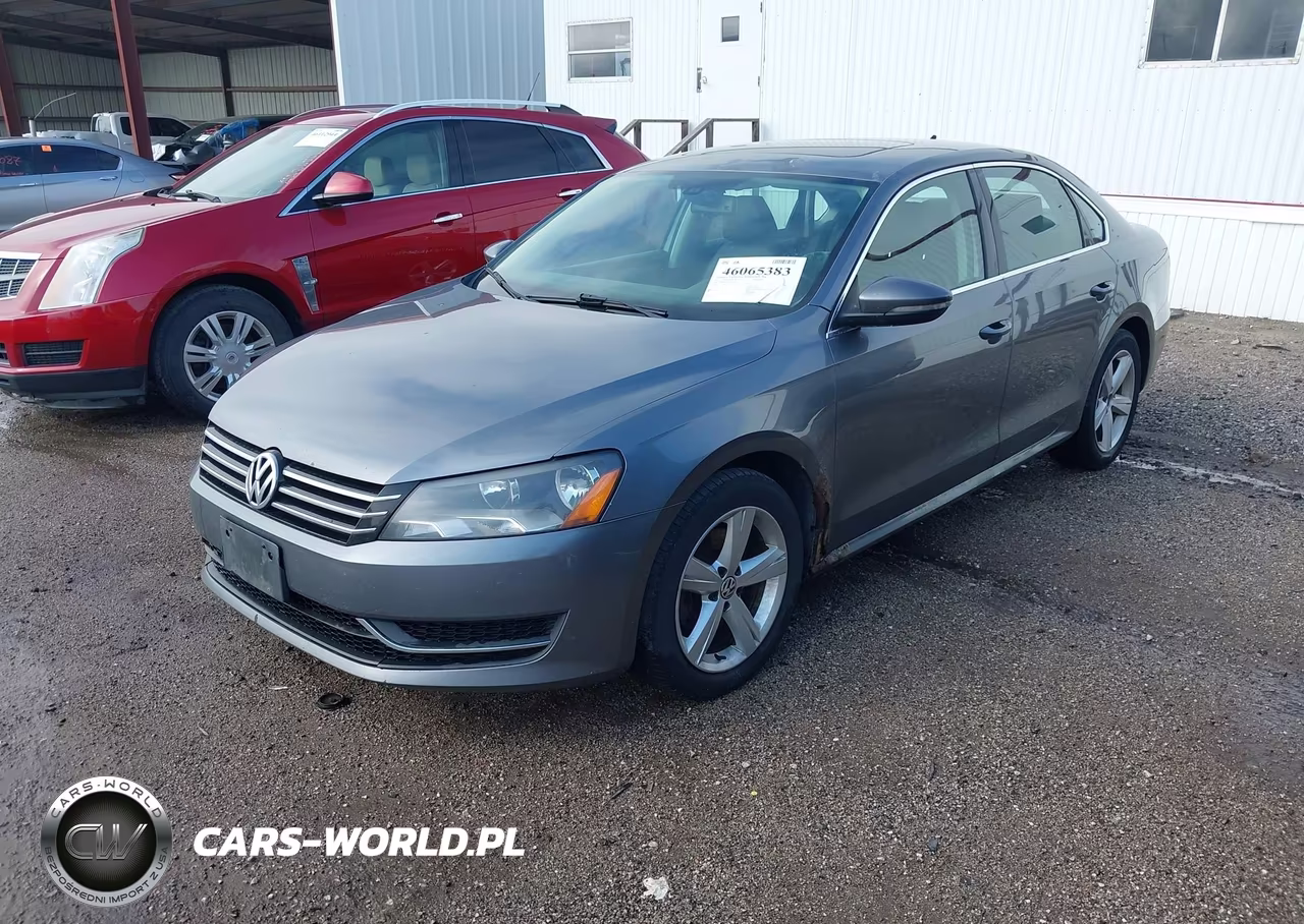 2012 Volkswagen Passat 2.5L Se VIN:1VWBH7A30CC106368 - 2