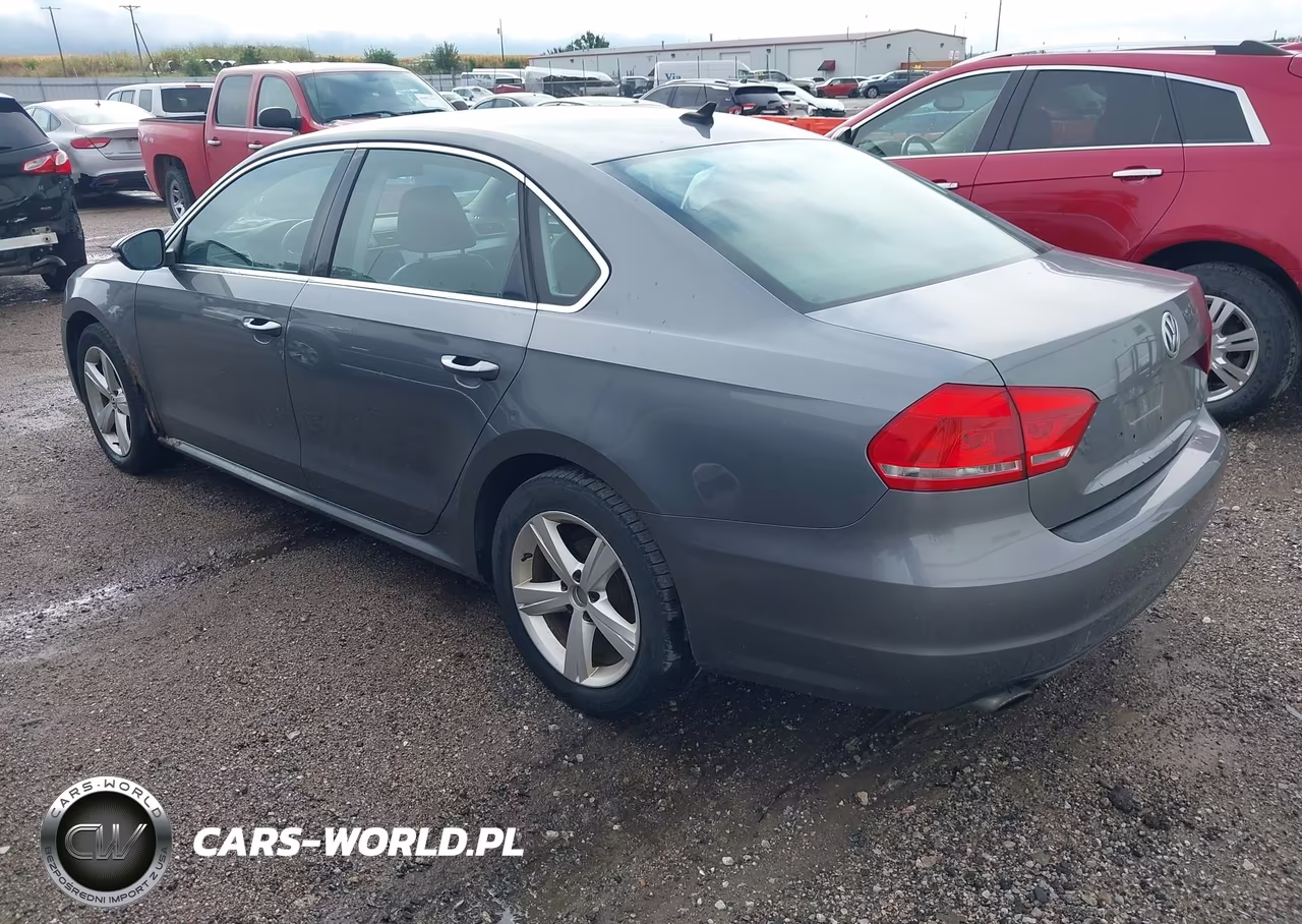 2012 Volkswagen Passat 2.5L Se VIN:1VWBH7A30CC106368 - 3