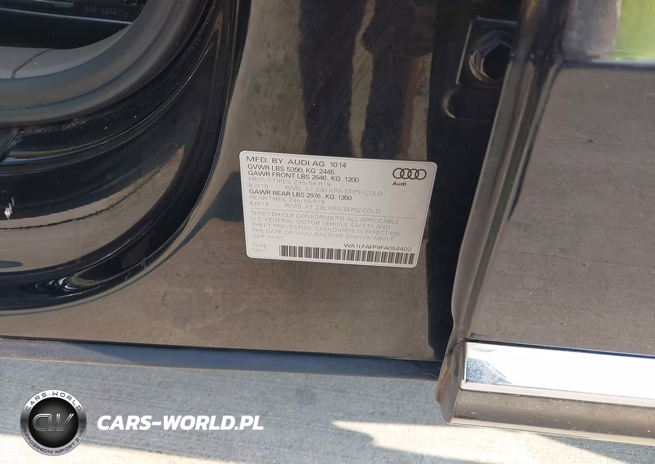 2015 Audi Q5 2.0T Premium VIN:WA1LFAFP9FA054402 - 9