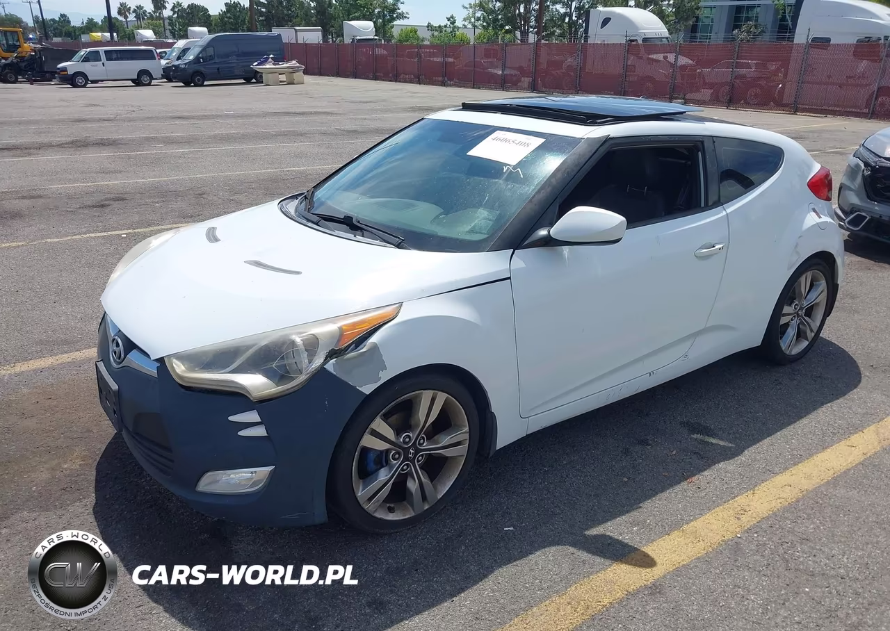2013 Hyundai Veloster Base W-Black VIN:KMHTC6AD9DU172207 - 2