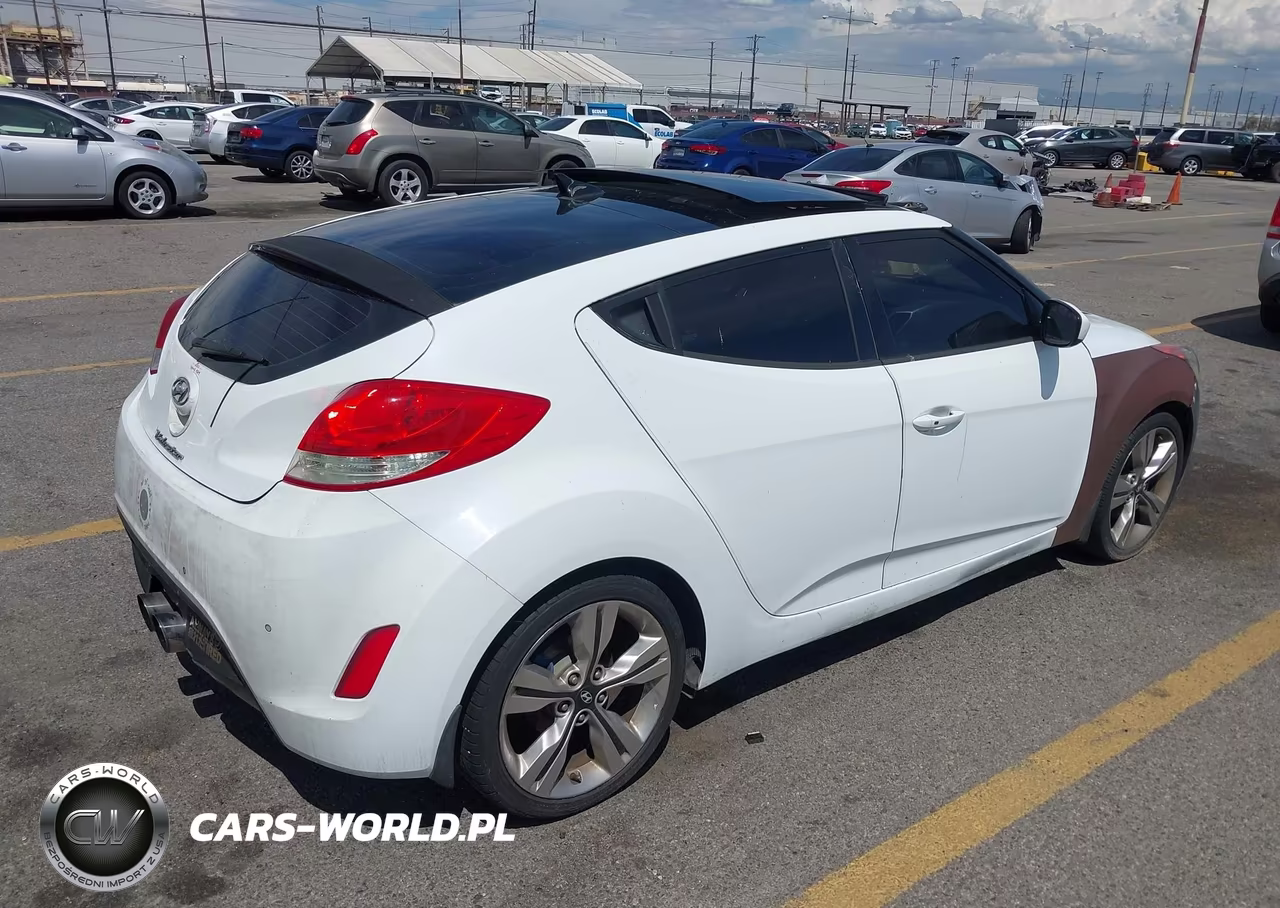 2013 Hyundai Veloster Base W-Black VIN:KMHTC6AD9DU172207 - 4