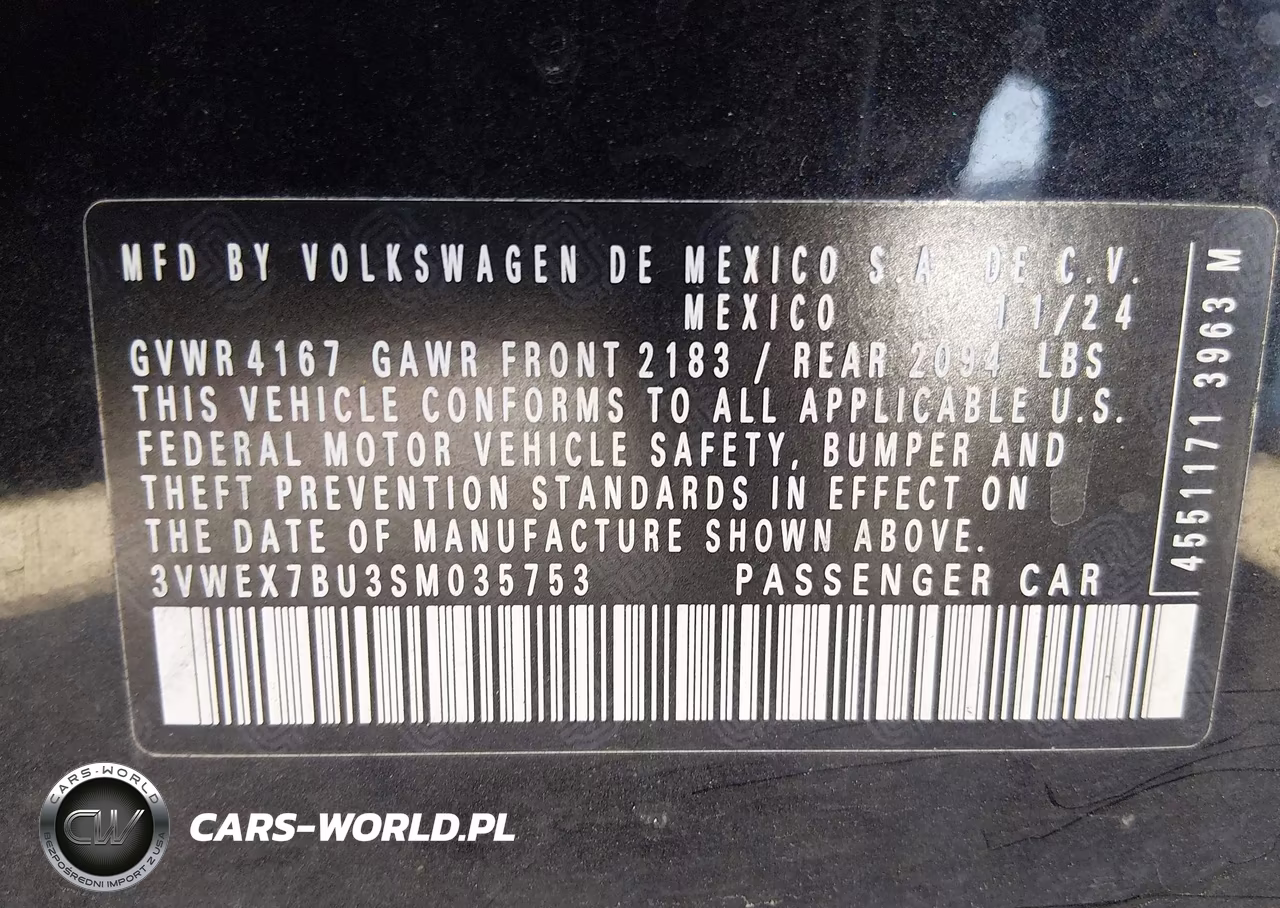 2025 Volkswagen Jetta 1.5T Se VIN:3VWEX7BU3SM035753 - 9