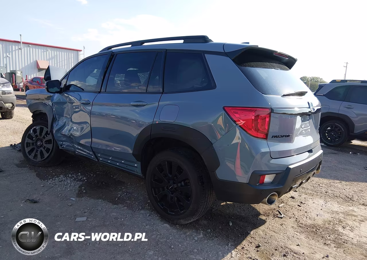 2022 Honda Passport Awd Elite VIN:5FNYF8H09NB002388 - 3