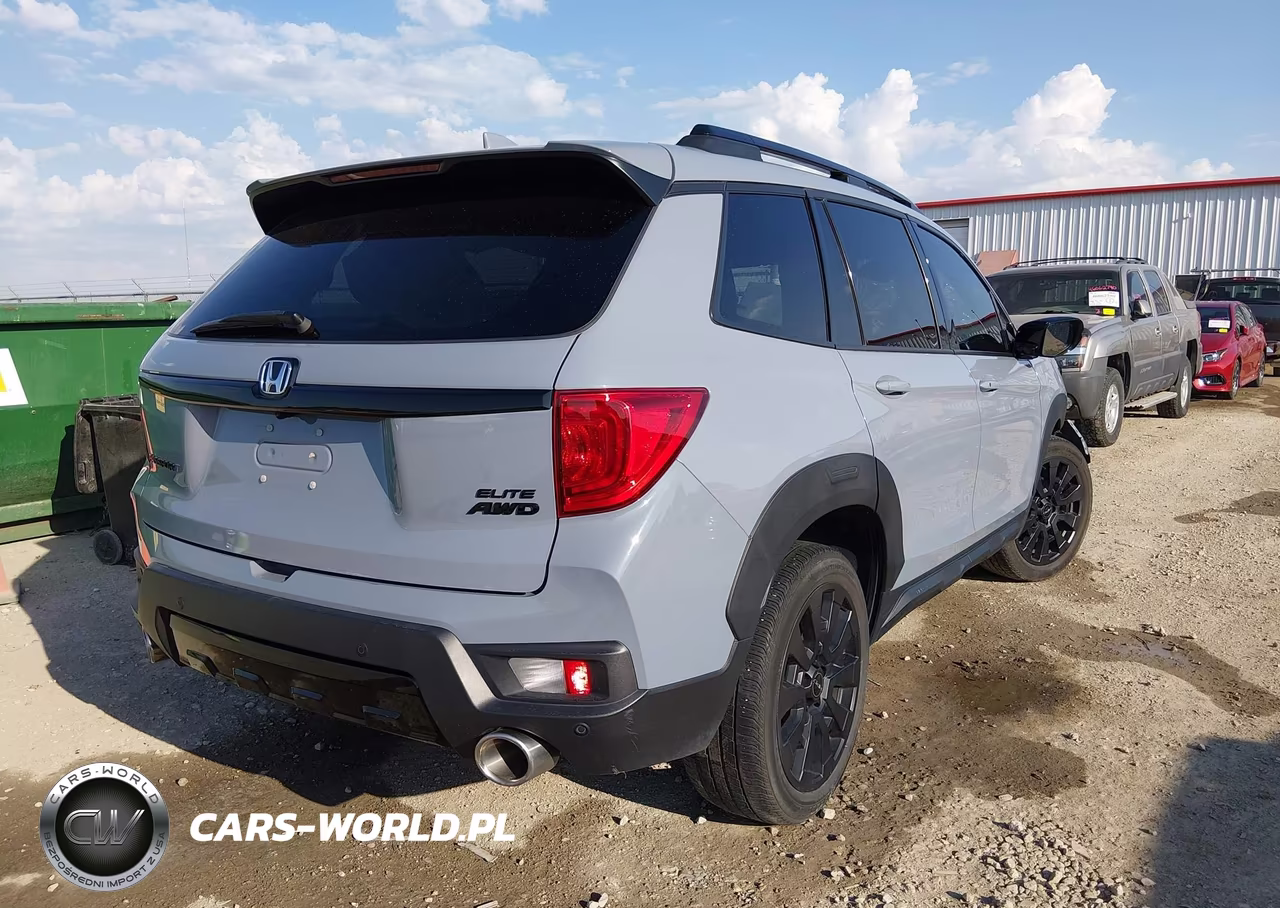 2022 Honda Passport Awd Elite VIN:5FNYF8H09NB002388 - 4