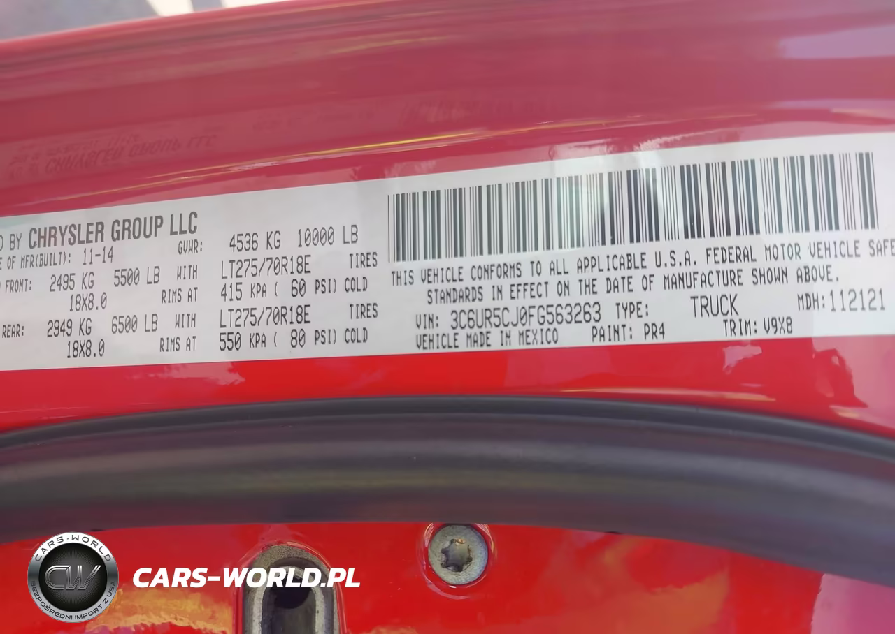 2015 Ram 2500 Tradesman VIN:3C6UR5CJ0FG563263 - 9