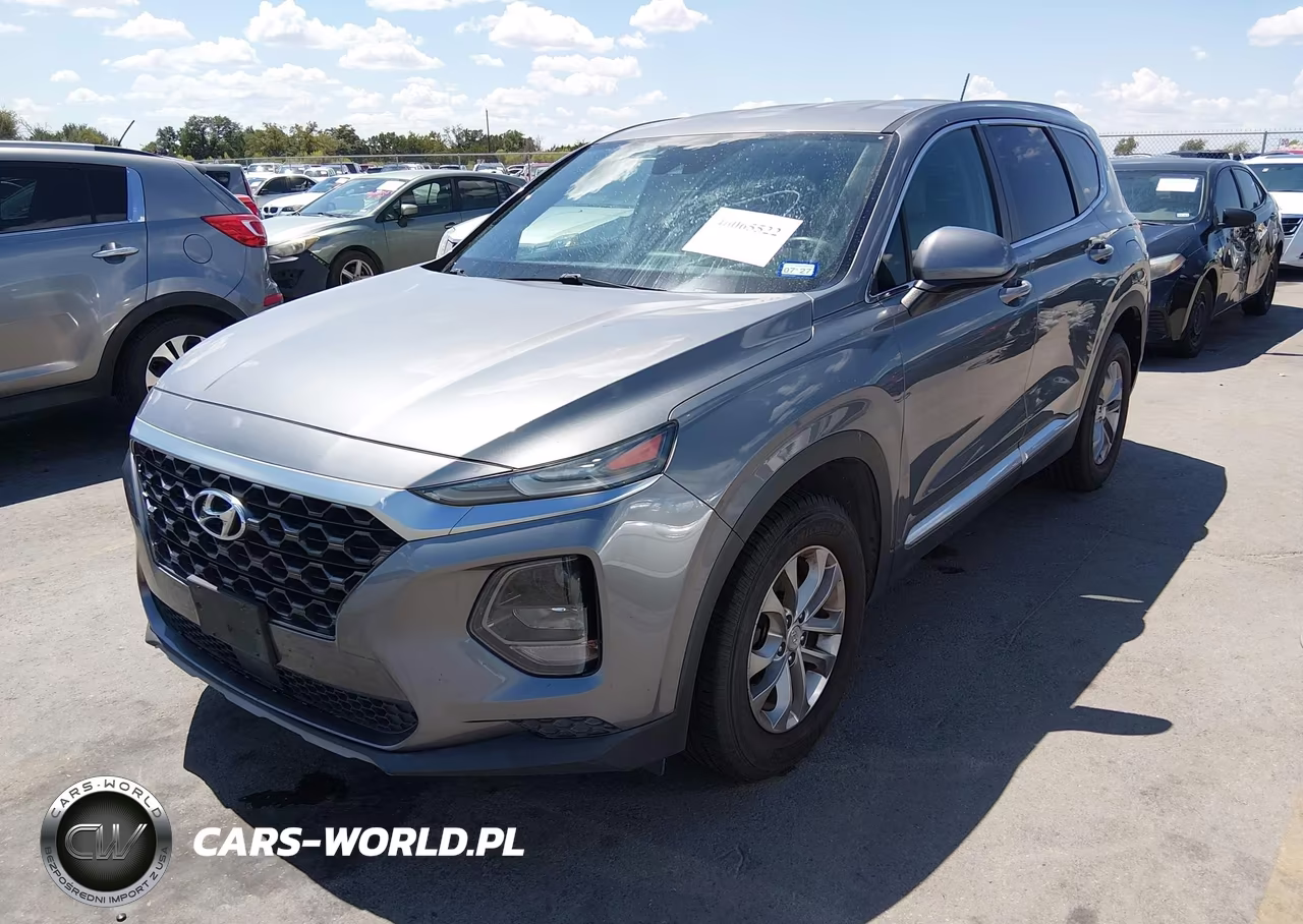 2019 Hyundai Santa Fe Se VIN:5NMS23AD5KH086205 - 2