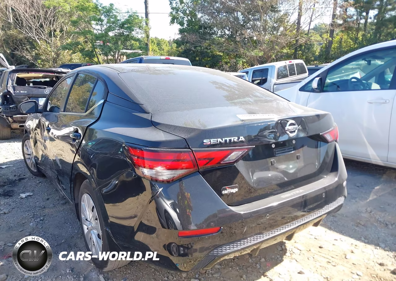 2020 Nissan Sentra S Xtronic Cvt VIN:3N1AB8BVXLY309588 - 3