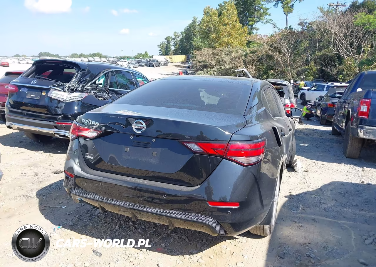 2020 Nissan Sentra S Xtronic Cvt VIN:3N1AB8BVXLY309588 - 4