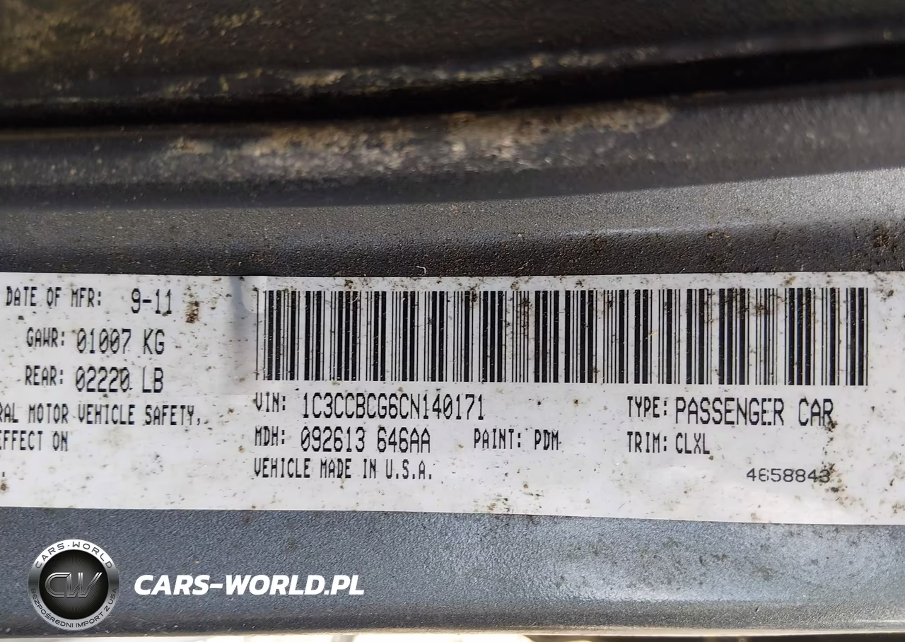 2012 Chrysler 200 Limited VIN:1C3CCBCG6CN140171 - 9