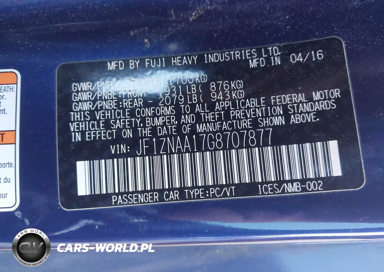 2016 Scion Fr-S VIN:JF1ZNAA17G8707877 - 9