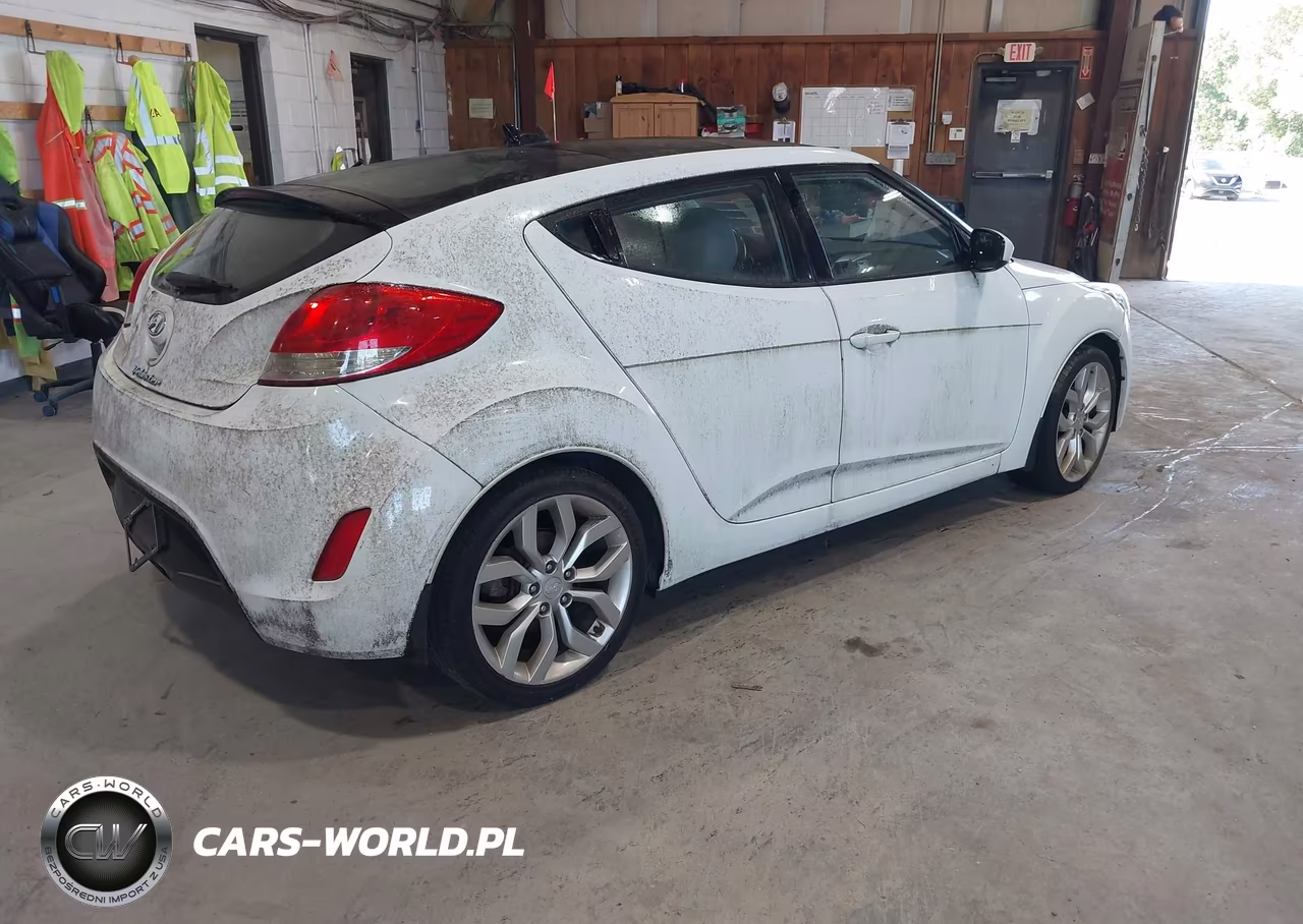 2013 Hyundai Veloster Base W-Gray VIN:KMHTC6AD7DU150531 - 4