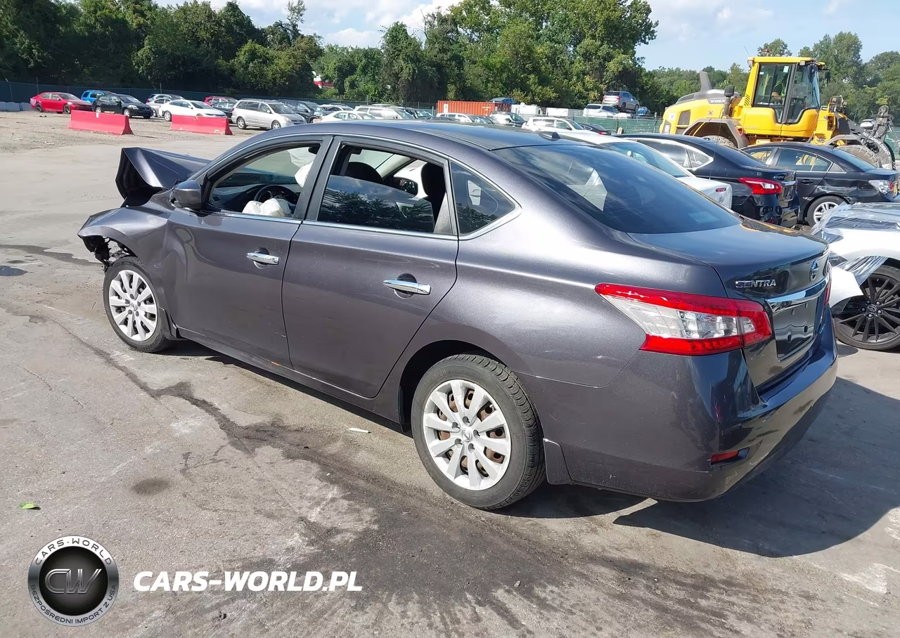 2013 Nissan Sentra Sv VIN:3N1AB7AP7DL623629 - 3