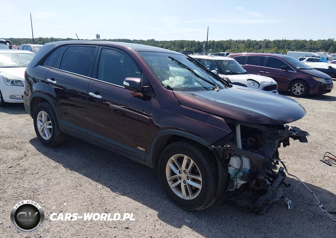 2014 Kia Sorento Lx VIN:5XYKTCA61EG527096 - 1