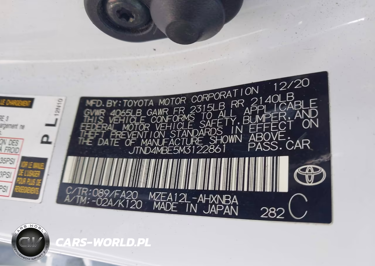 2021 Toyota Corolla Se VIN:JTND4MBE5M3122861 - 9