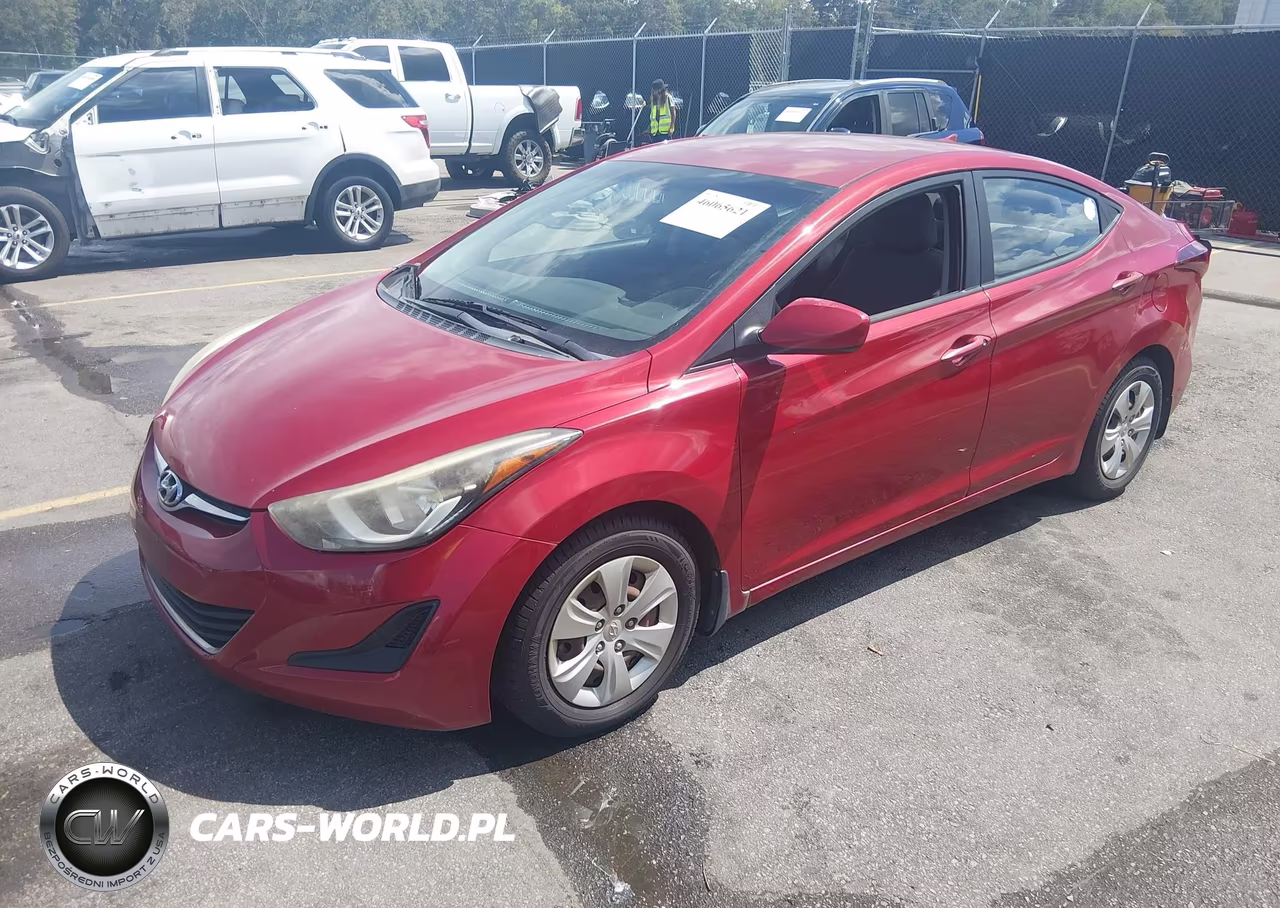 2016 Hyundai Elantra Se VIN:KMHDH4AE8GU584027 - 2