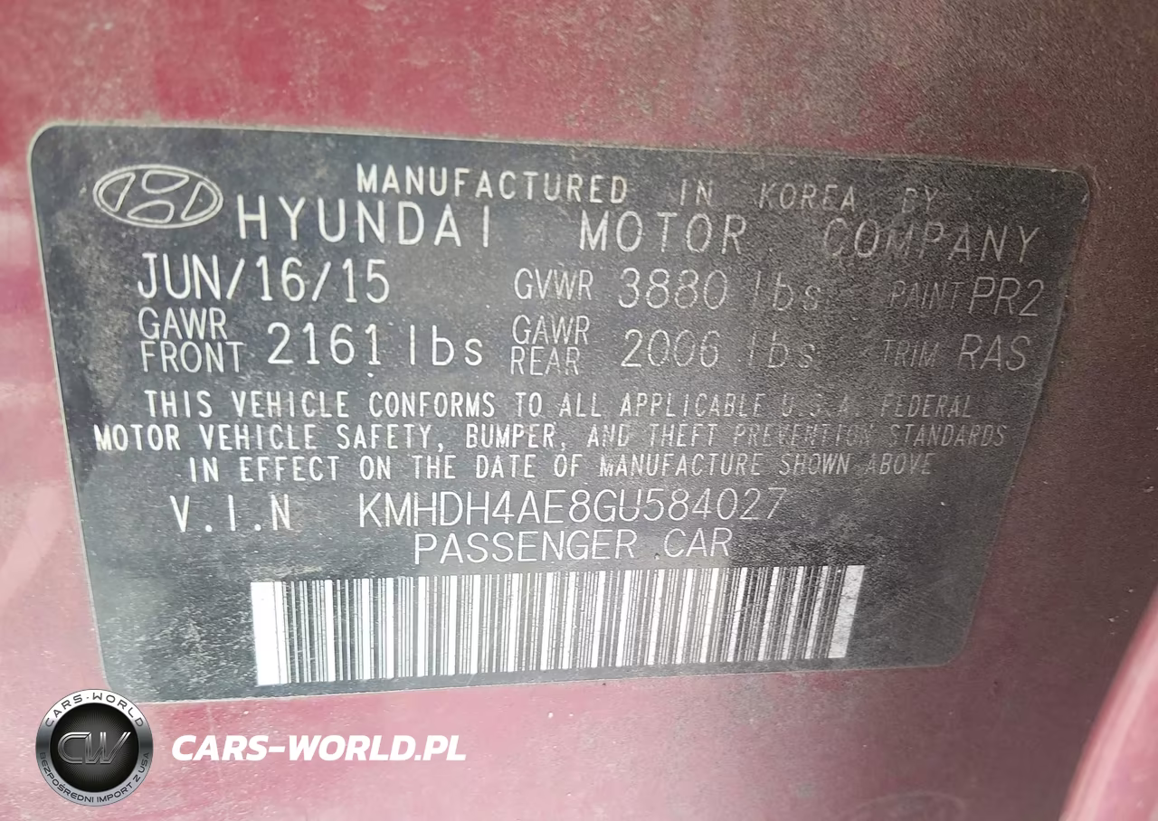 2016 Hyundai Elantra Se VIN:KMHDH4AE8GU584027 - 9