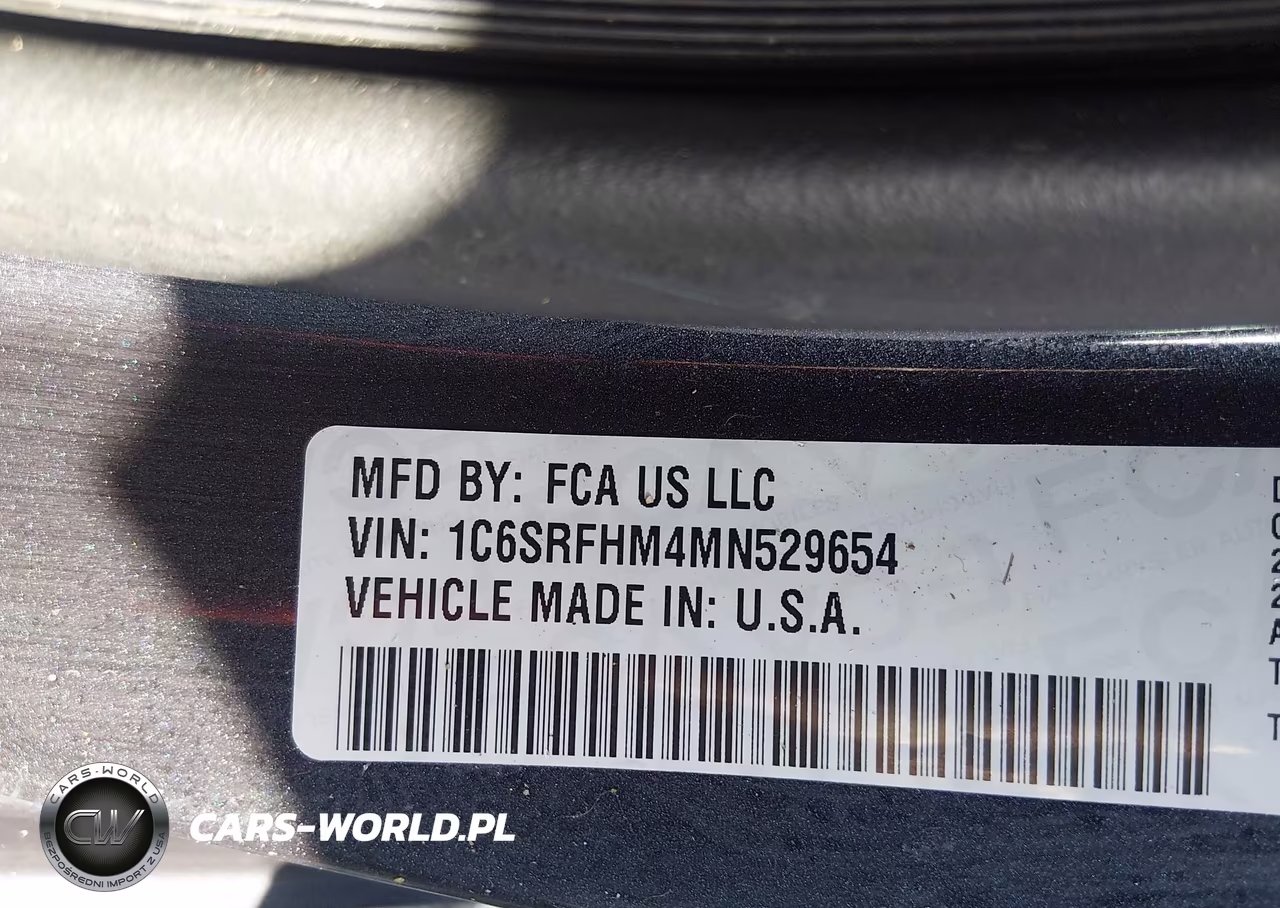 2021 Ram 1500 Limited 4X4 5'7 Box VIN:1C6SRFHM4MN529654 - 9