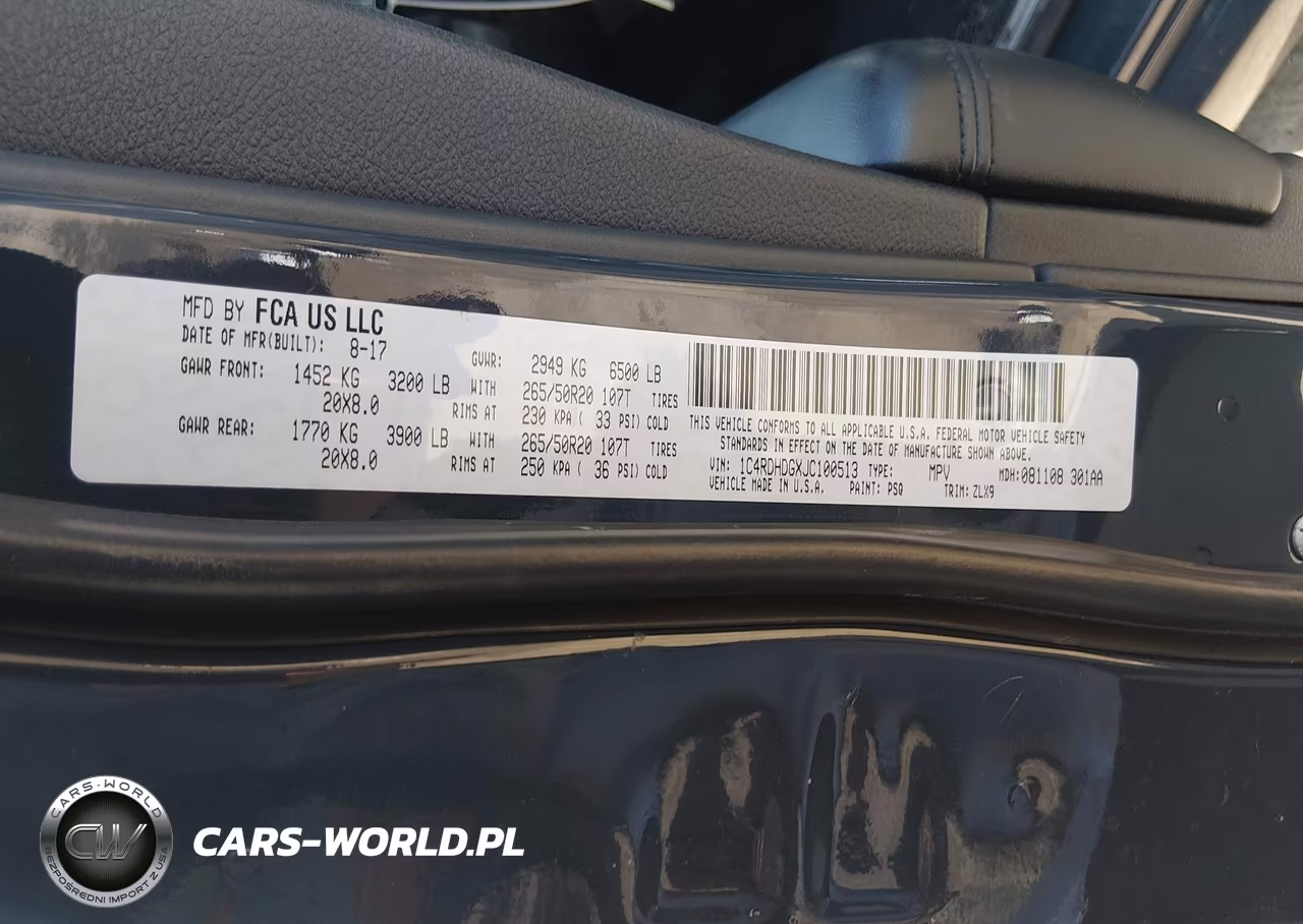 2018 Dodge Durango Gt Rwd VIN:1C4RDHDGXJC100513 - 9