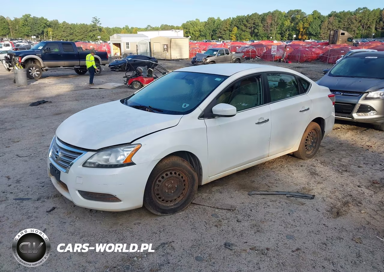 2014 Nissan Sentra Sv VIN:3N1AB7AP9EY283548 - 2