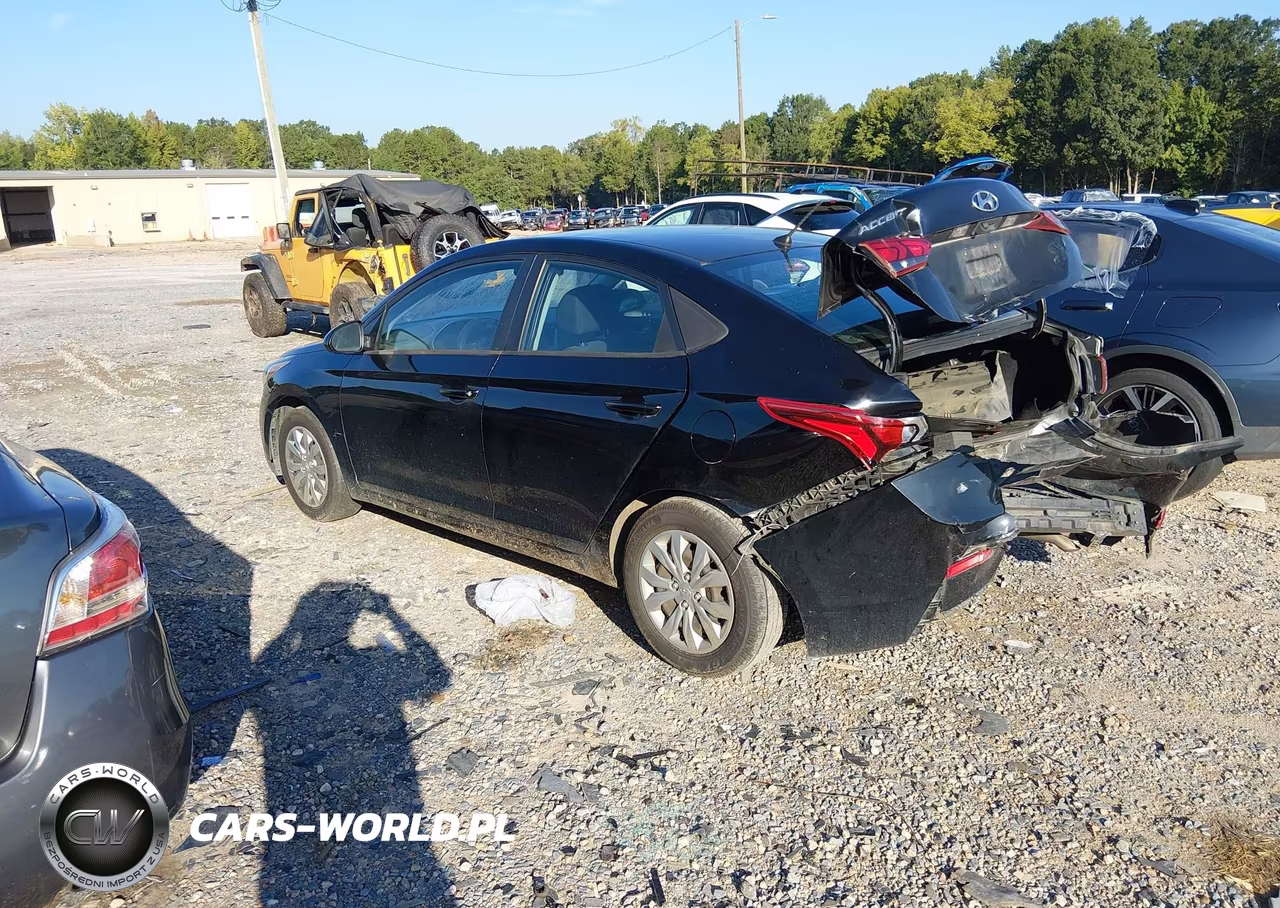 2021 Hyundai Accent Se VIN:3KPC24A69ME143186 - 3