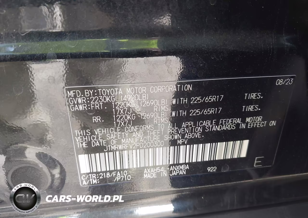 2023 Toyota Rav4 Hybrid Xle VIN:JTMRWRFV2PD200300 - 9