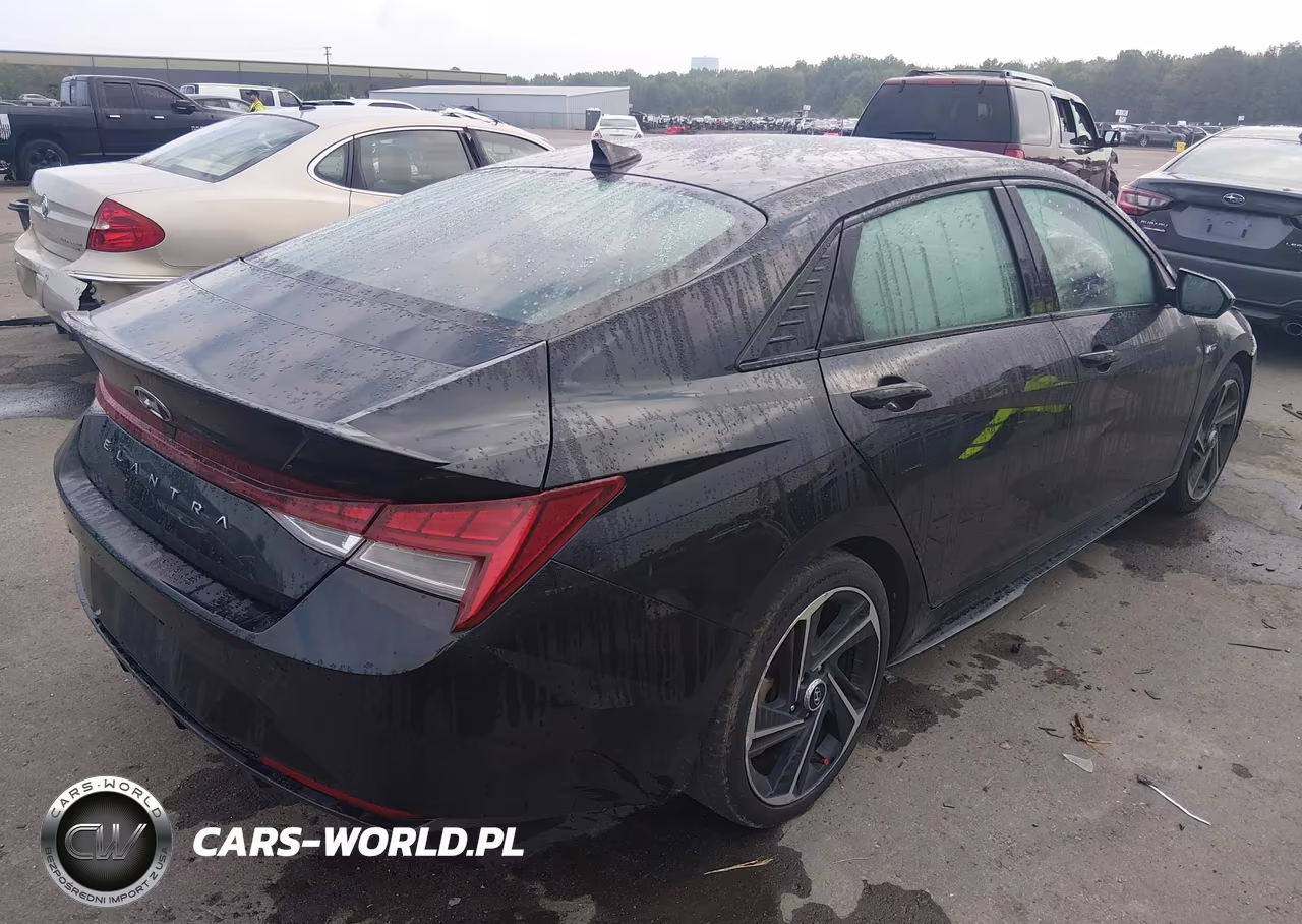 2023 Hyundai Elantra N Line VIN:KMHLR4AF1PU379537 - 4