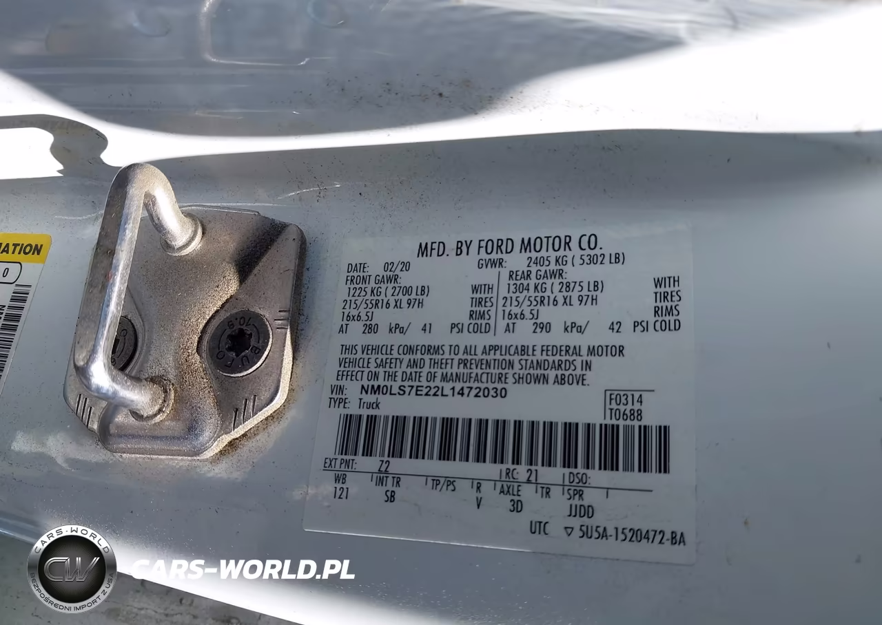 2020 Ford Transit Connect Xl VIN:NM0LS7E22L1472030 - 9