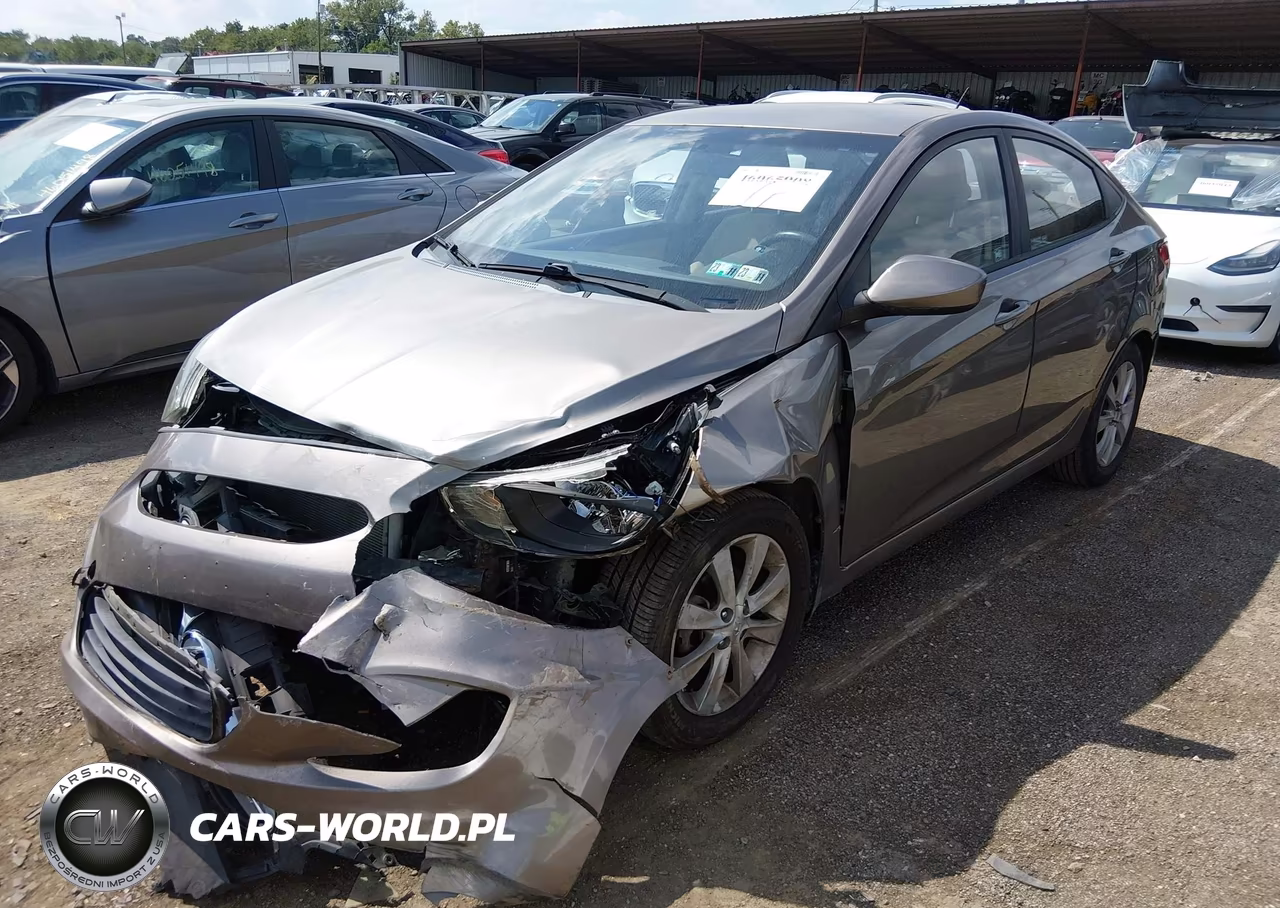 2012 Hyundai Accent Gls VIN:KMHCU4AE6CU165773 - 2