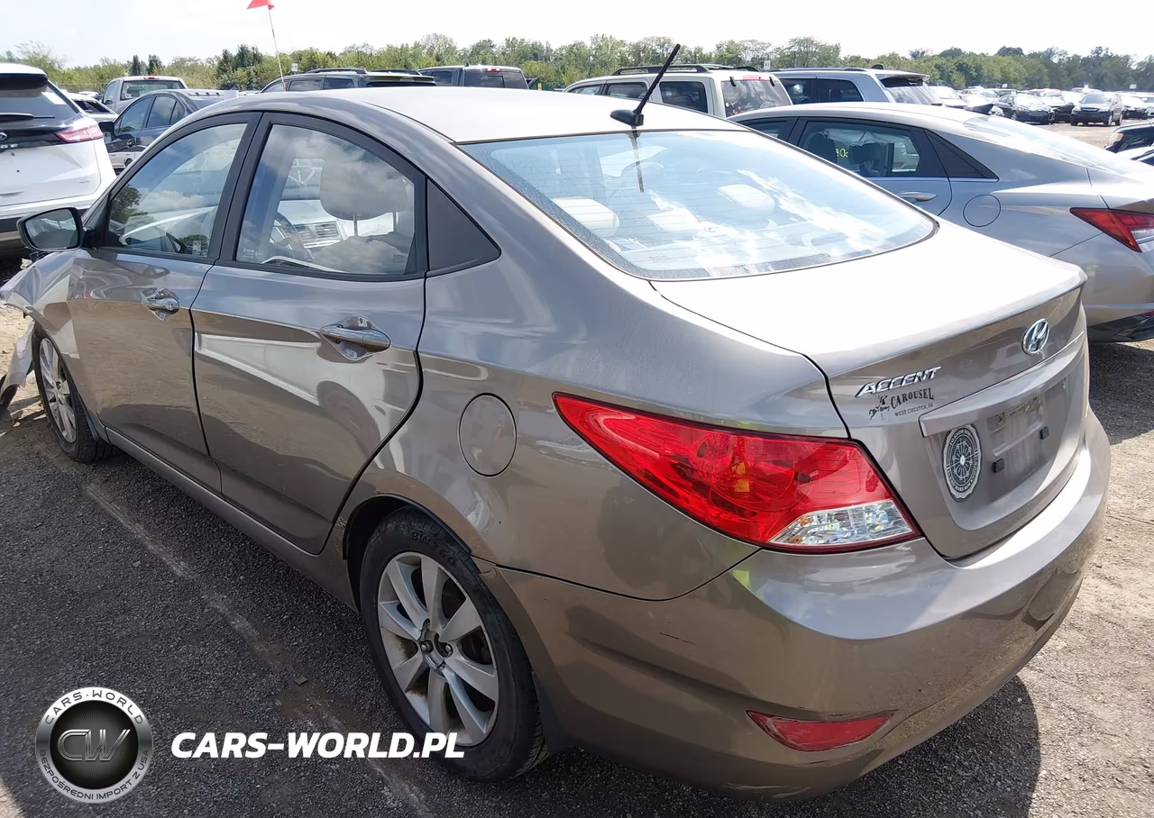 2012 Hyundai Accent Gls VIN:KMHCU4AE6CU165773 - 3