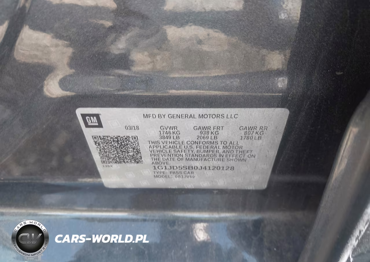 2018 Chevrolet Sonic Lt Auto VIN:1G1JD5SB0J4120128 - 9
