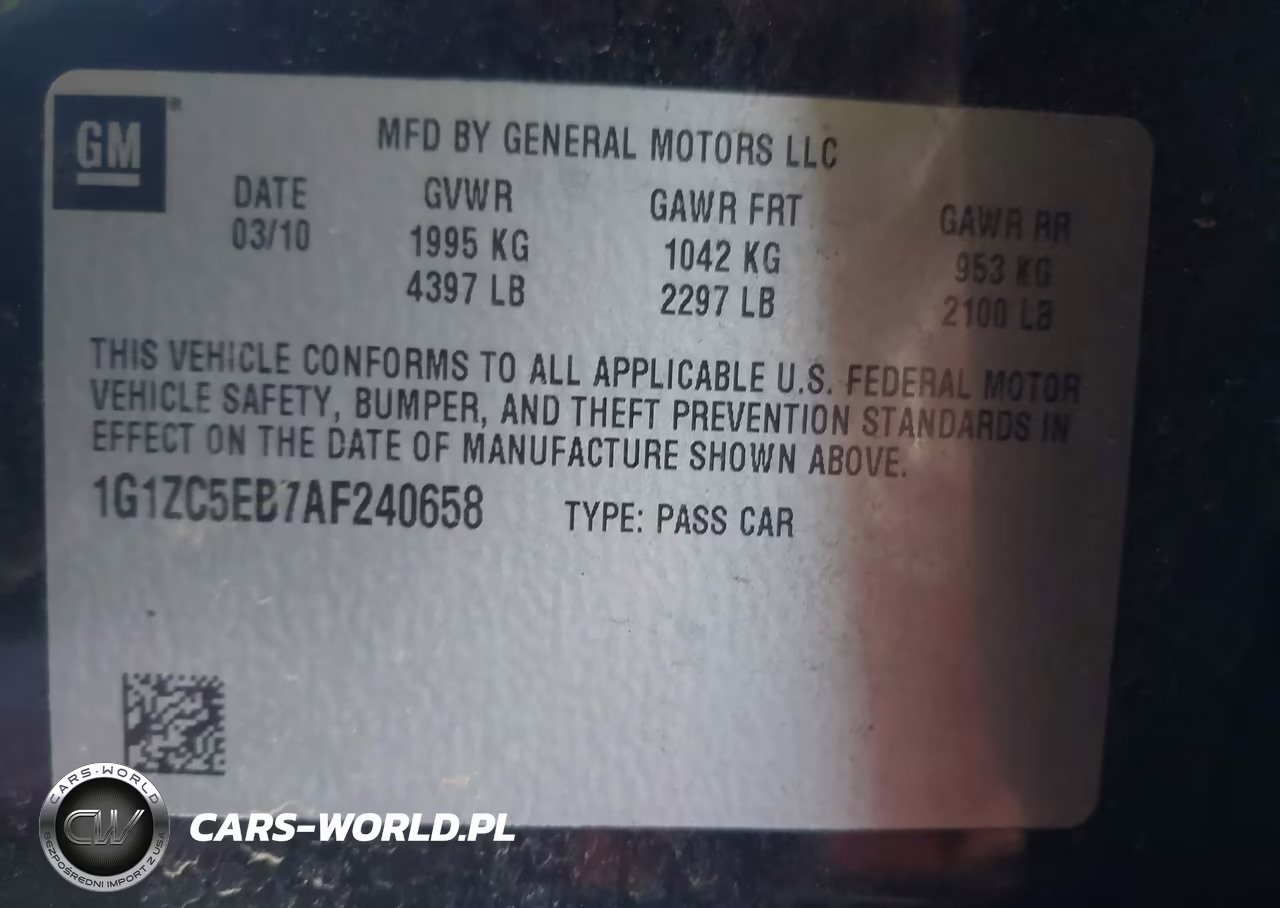 2010 Chevrolet Malibu Lt VIN:1G1ZC5EB7AF240658 - 9