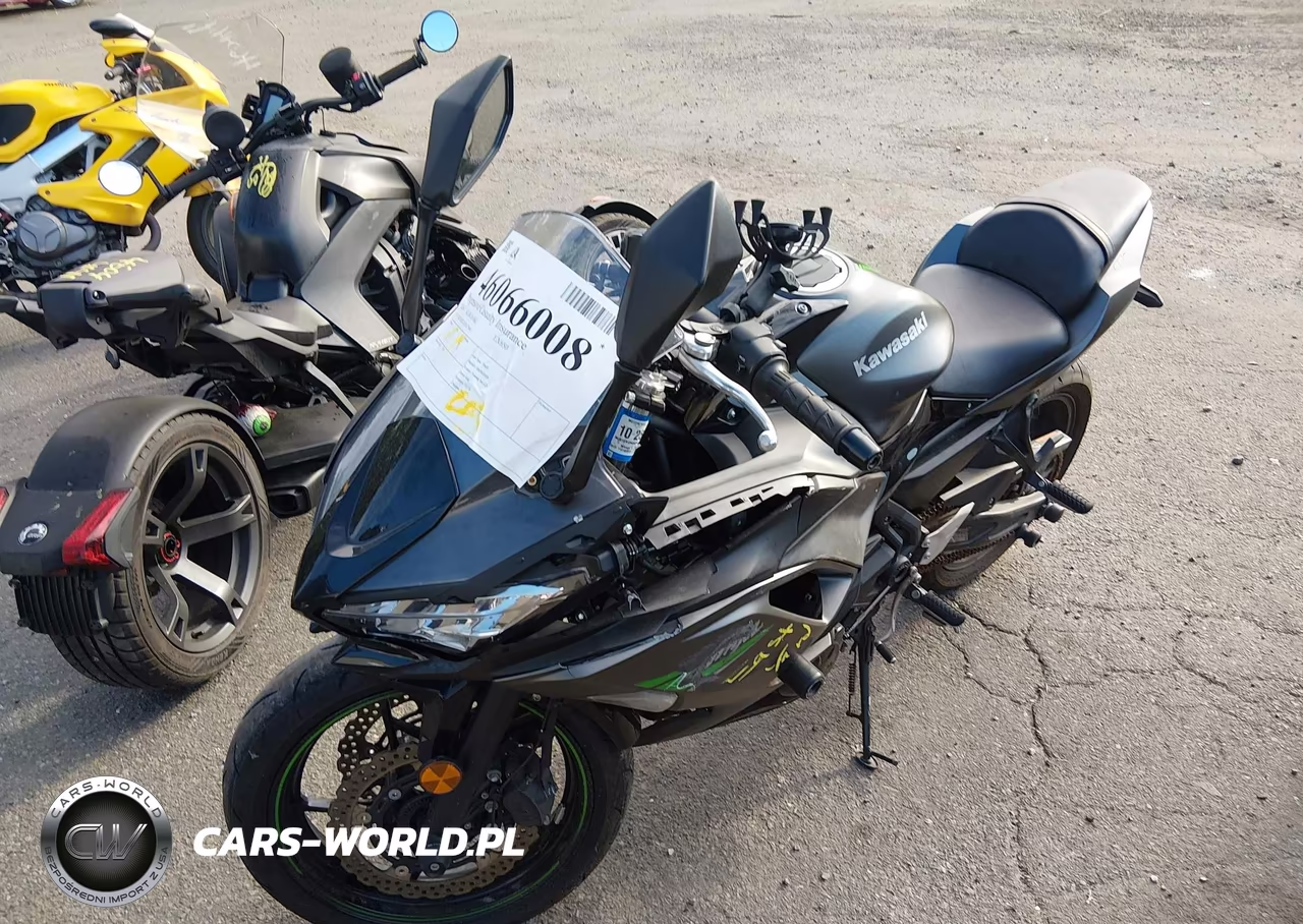 2024 Kawasaki Ex650 R VIN:ML5EXER12RDAC9444 - 2